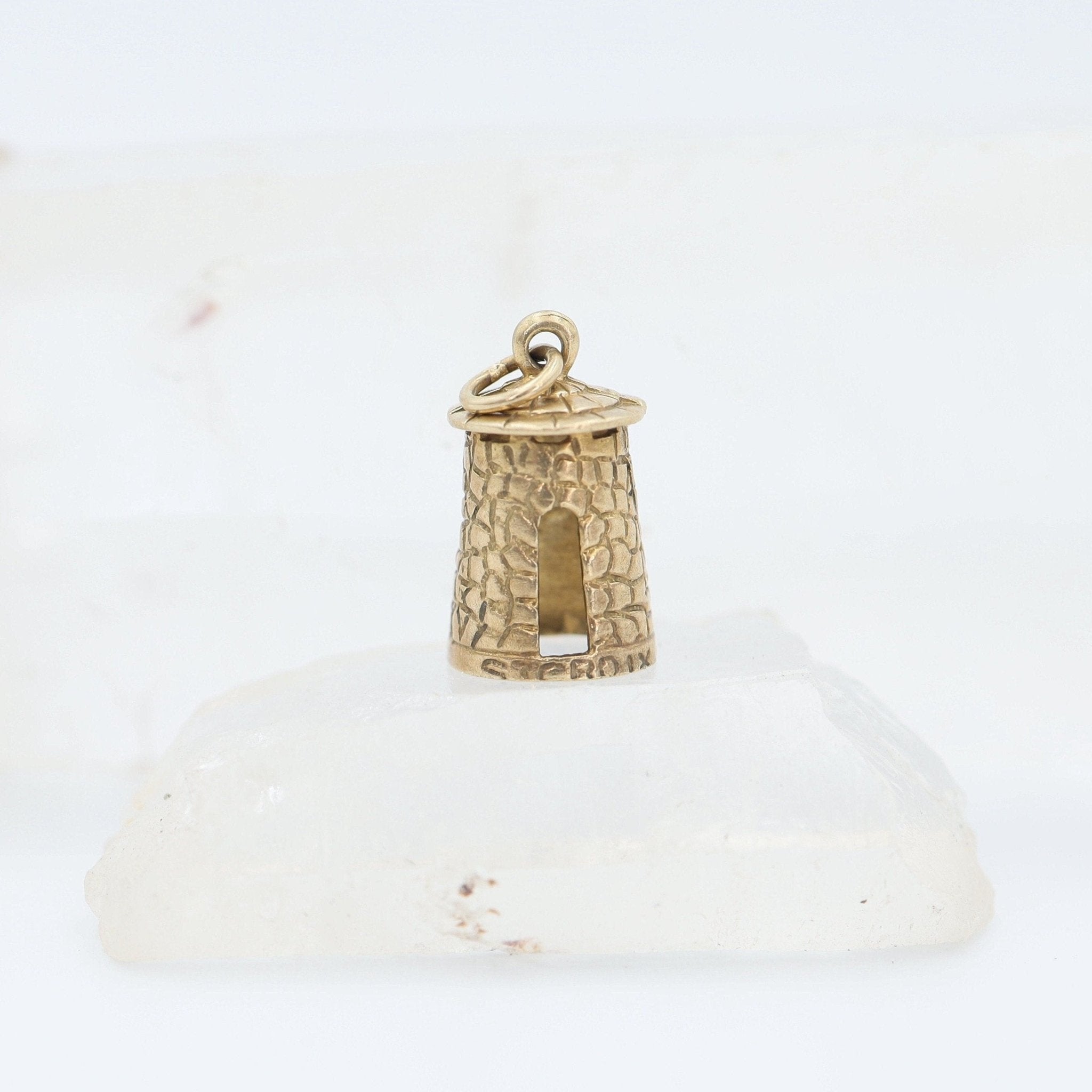 10k Gold St. Croix Sugar Mill Charm - Petra Star