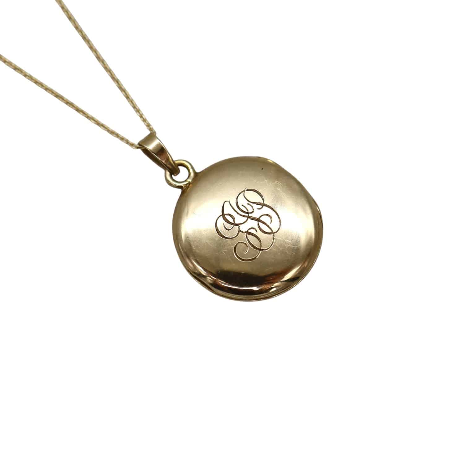 10k Gold Victorian Diamond Picture Locket - Petra Star