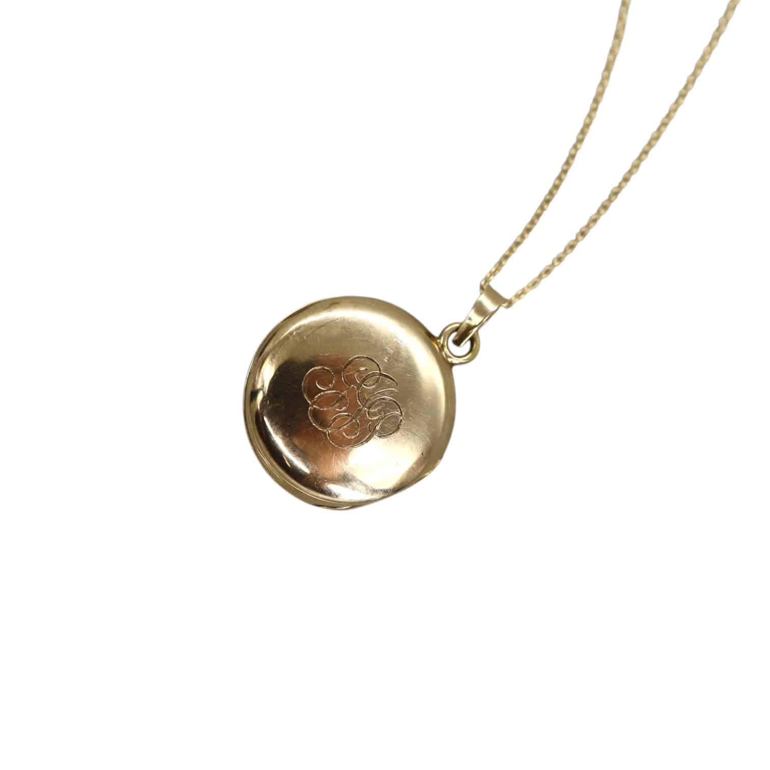 10k Gold Victorian Diamond Picture Locket - Petra Star