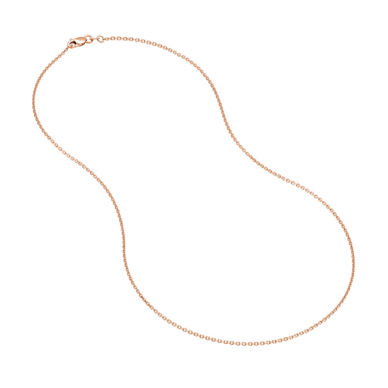 1.15mm D/C Cable Chain with Lobster Lock - Petra Star