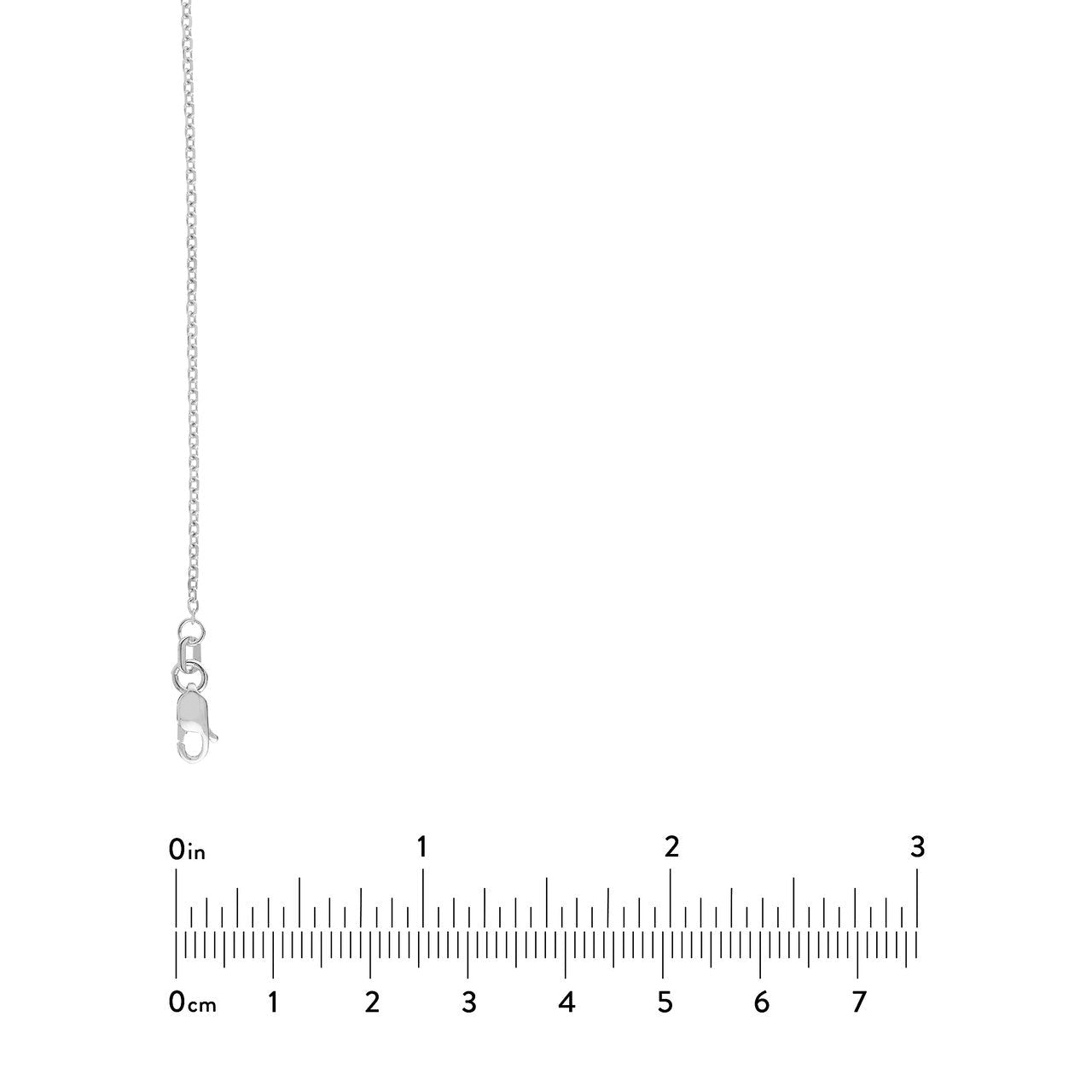 1.15mm D/C Cable Chain with Lobster Lock - Petra Star