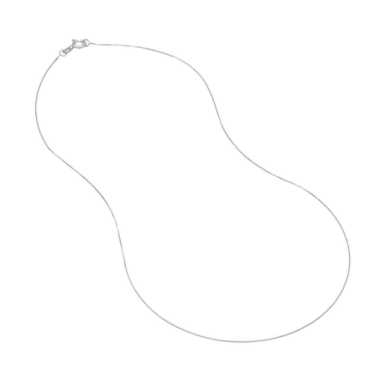 14k Gold Box Chain (0.42mm) - Petra Star