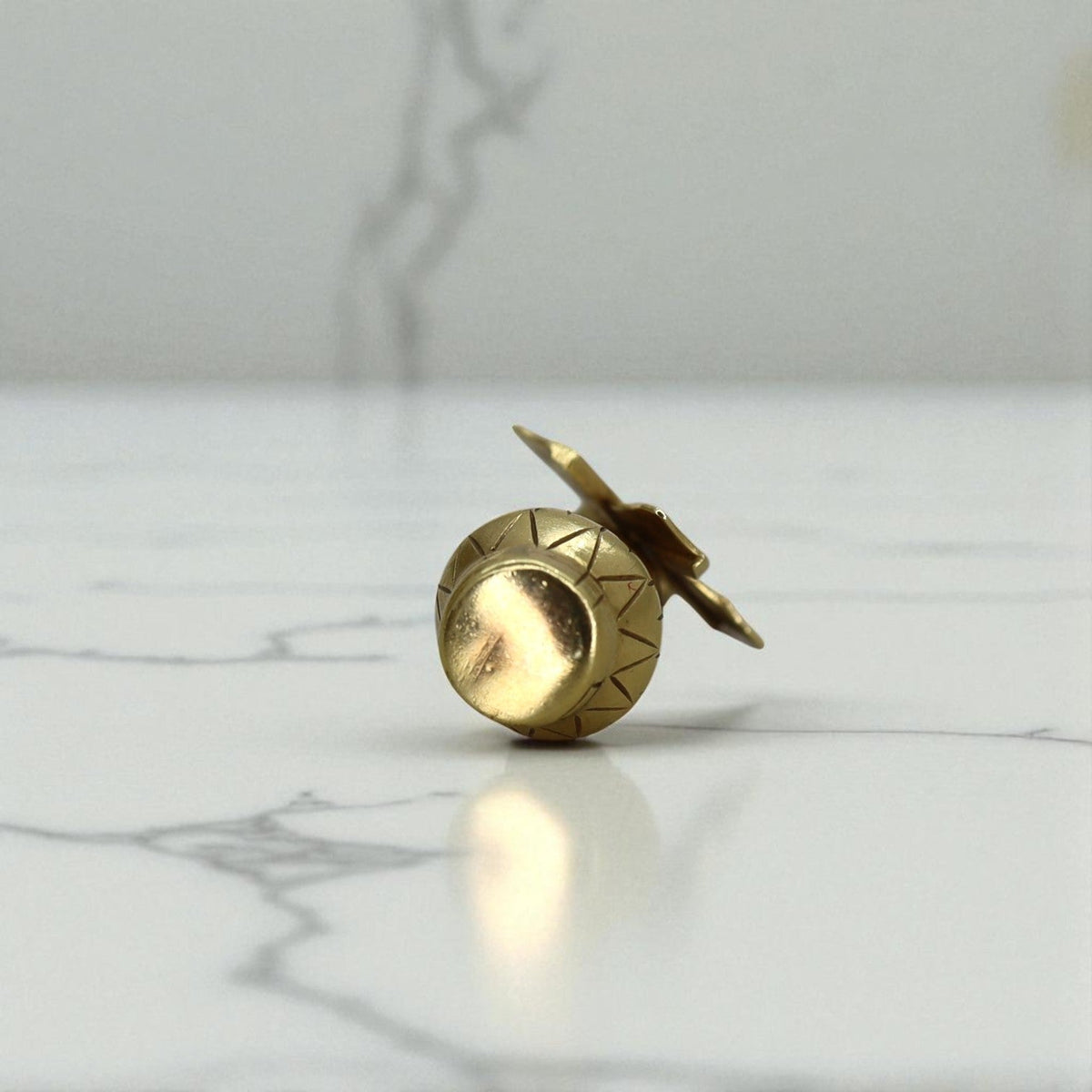 14k Gold Windmill Charm with Movable Blades - Petra Star