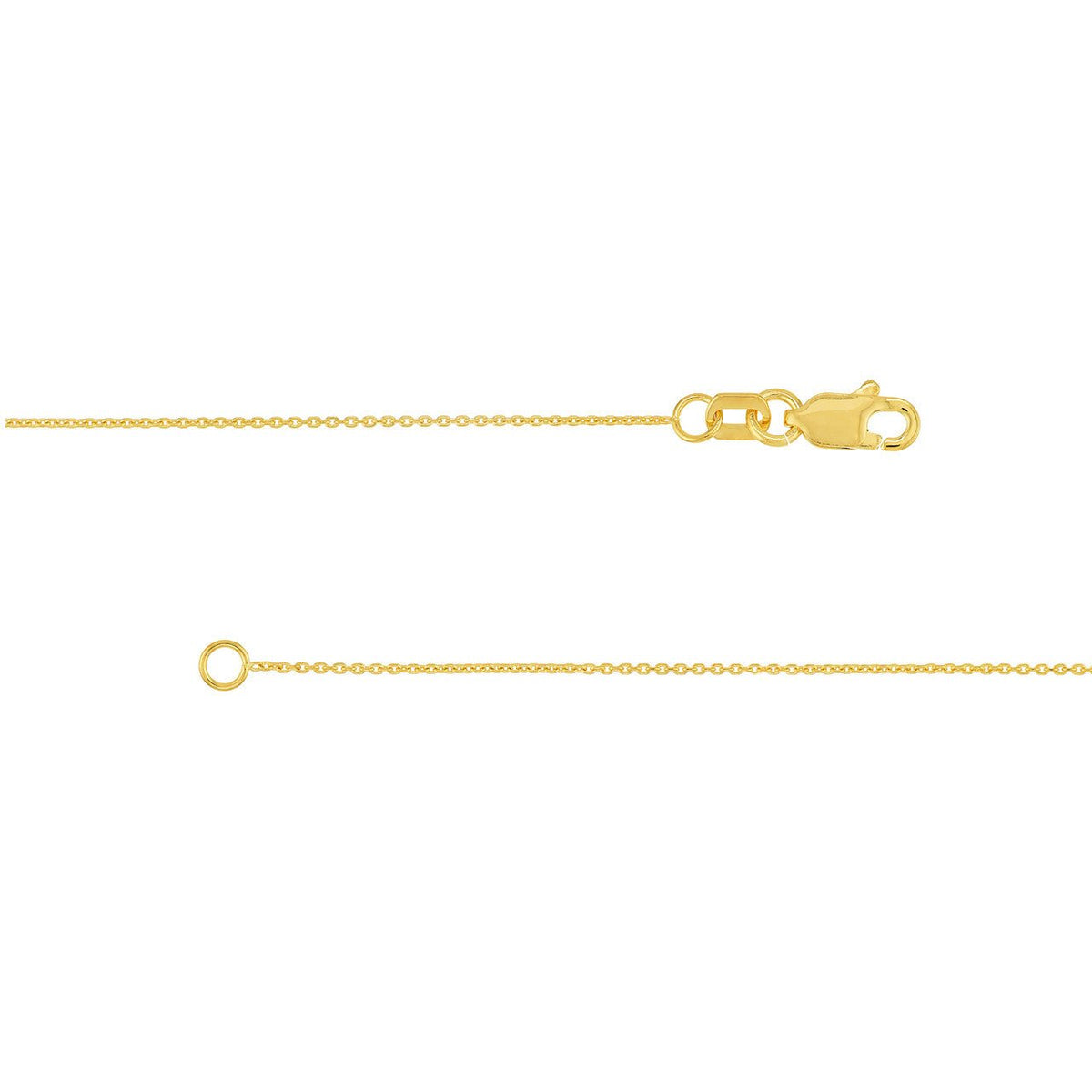 18k Gold Cable Chain - Petra Star