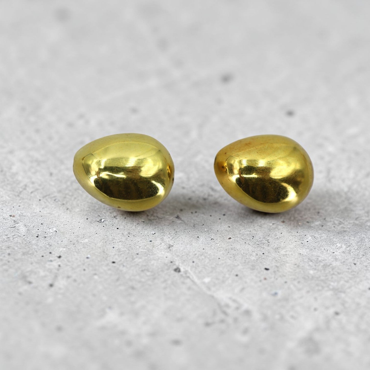 18k Yellow Gold Nugget Beads LARGE 19.2 x 14.9 x 11.2 MM - Petra Star