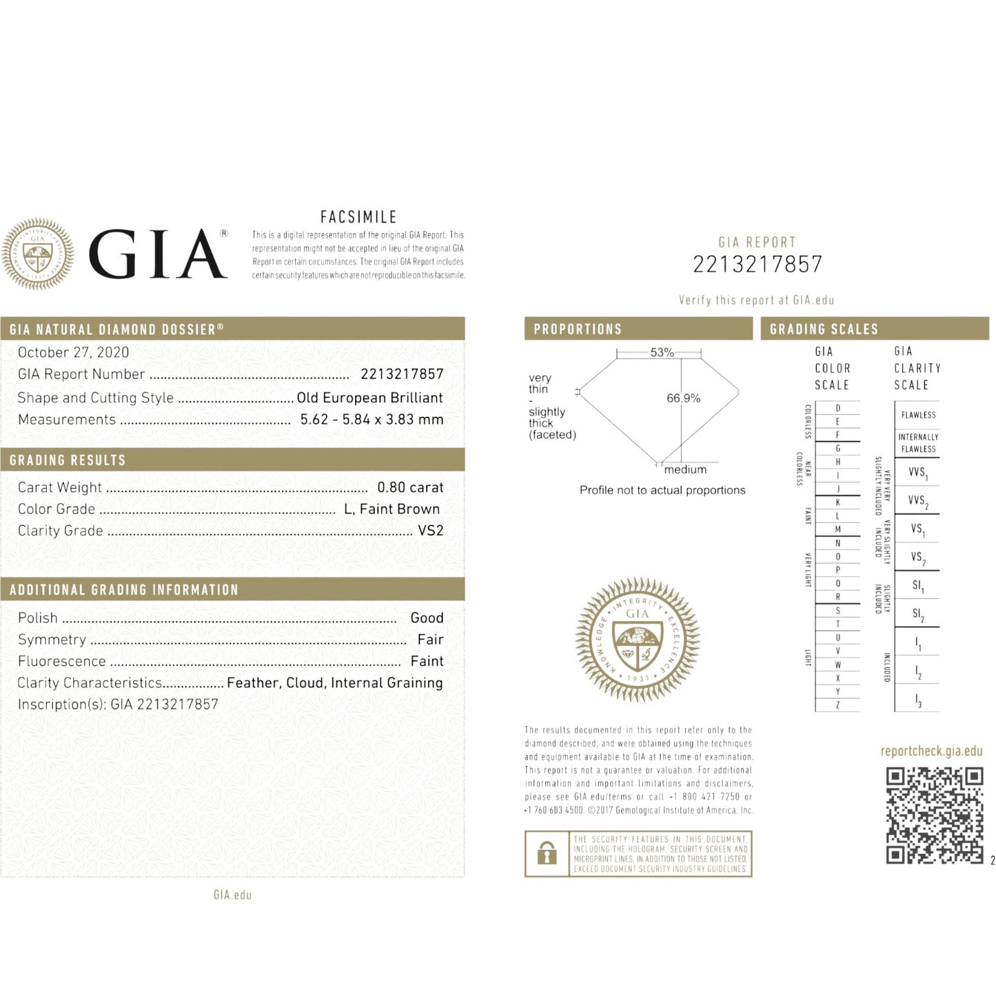 GIA Old European Cut Diamond Ring | 0.80ct Light Fancy Brown | Antique-Inspired Low-Profile 14k Gold - Petra Star