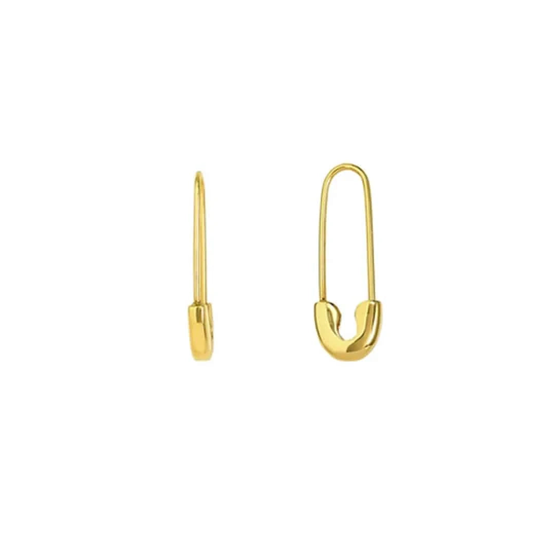 Petra Star Pin This! earrings featuring stylish gold-tone design with intricate detailing, perfect for fashionable accessories.