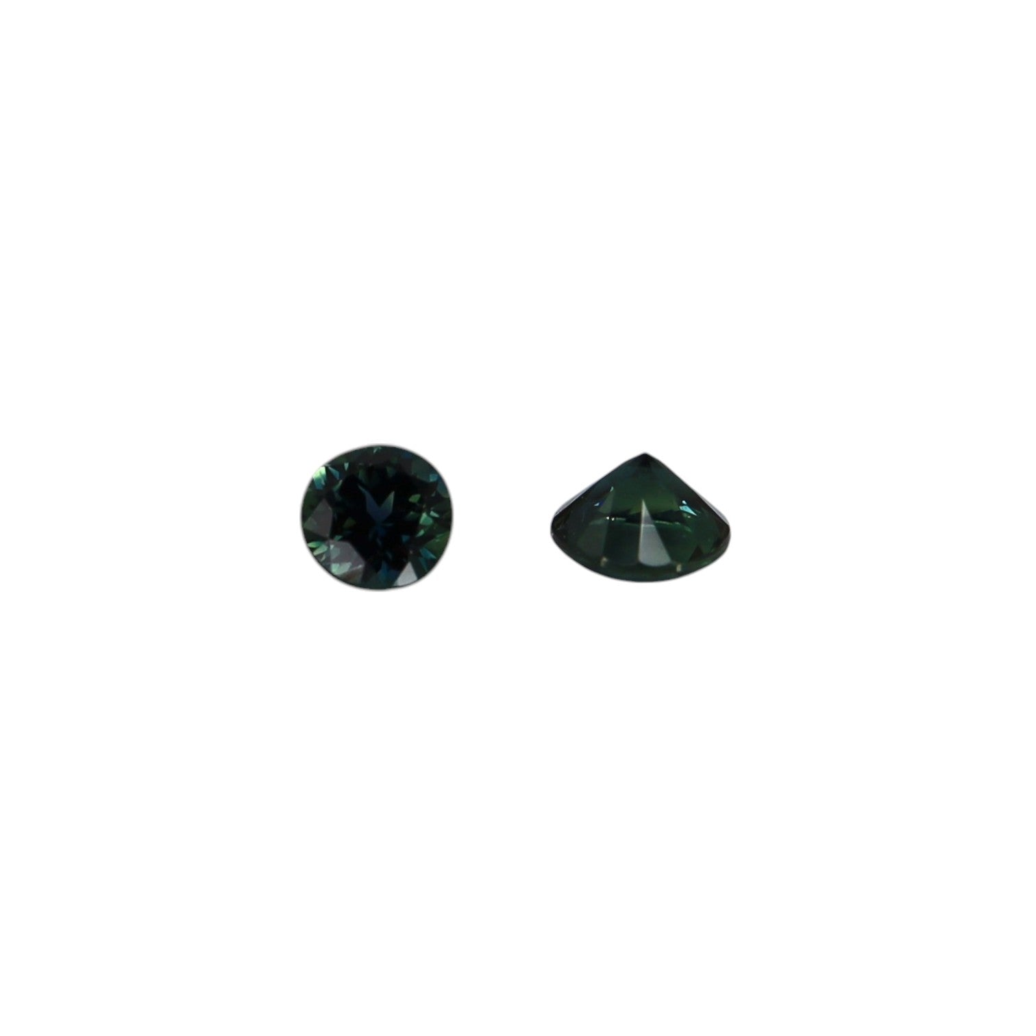 Australian 0.57 ct No Heat Bluish Green Sapphire - Petra Star