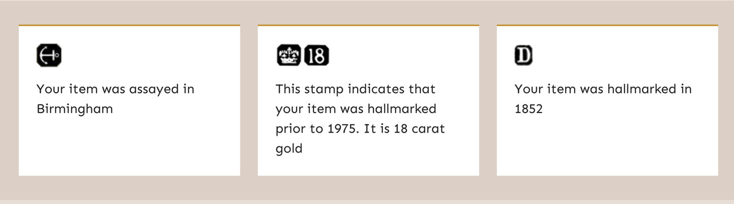 Georgian 18k Gold Hand Engraved Band – Birmingham Hallmarked, 1799 - Petra Star