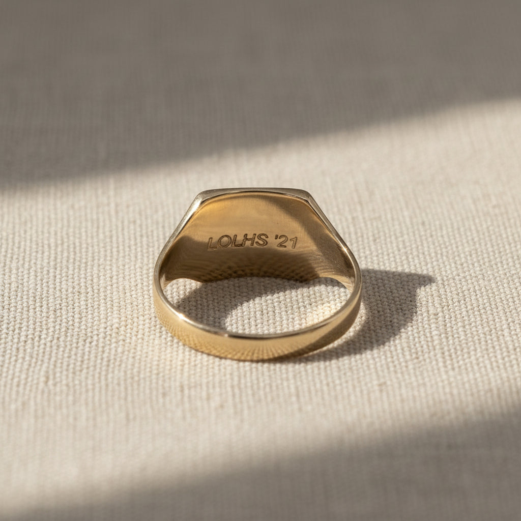 Antique Signet Ring Custom Engraving