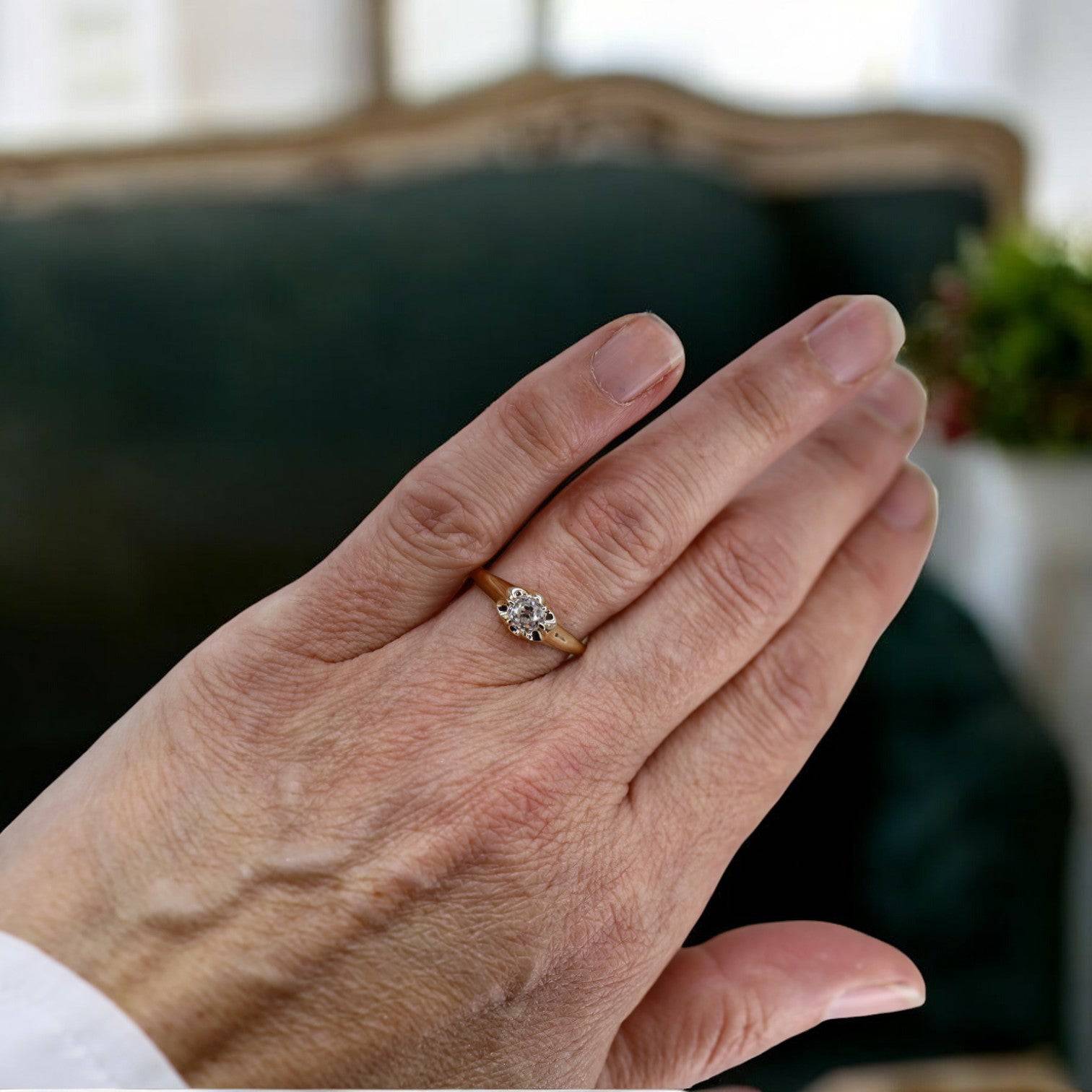 Belcher Diamond Ring - Petra Star