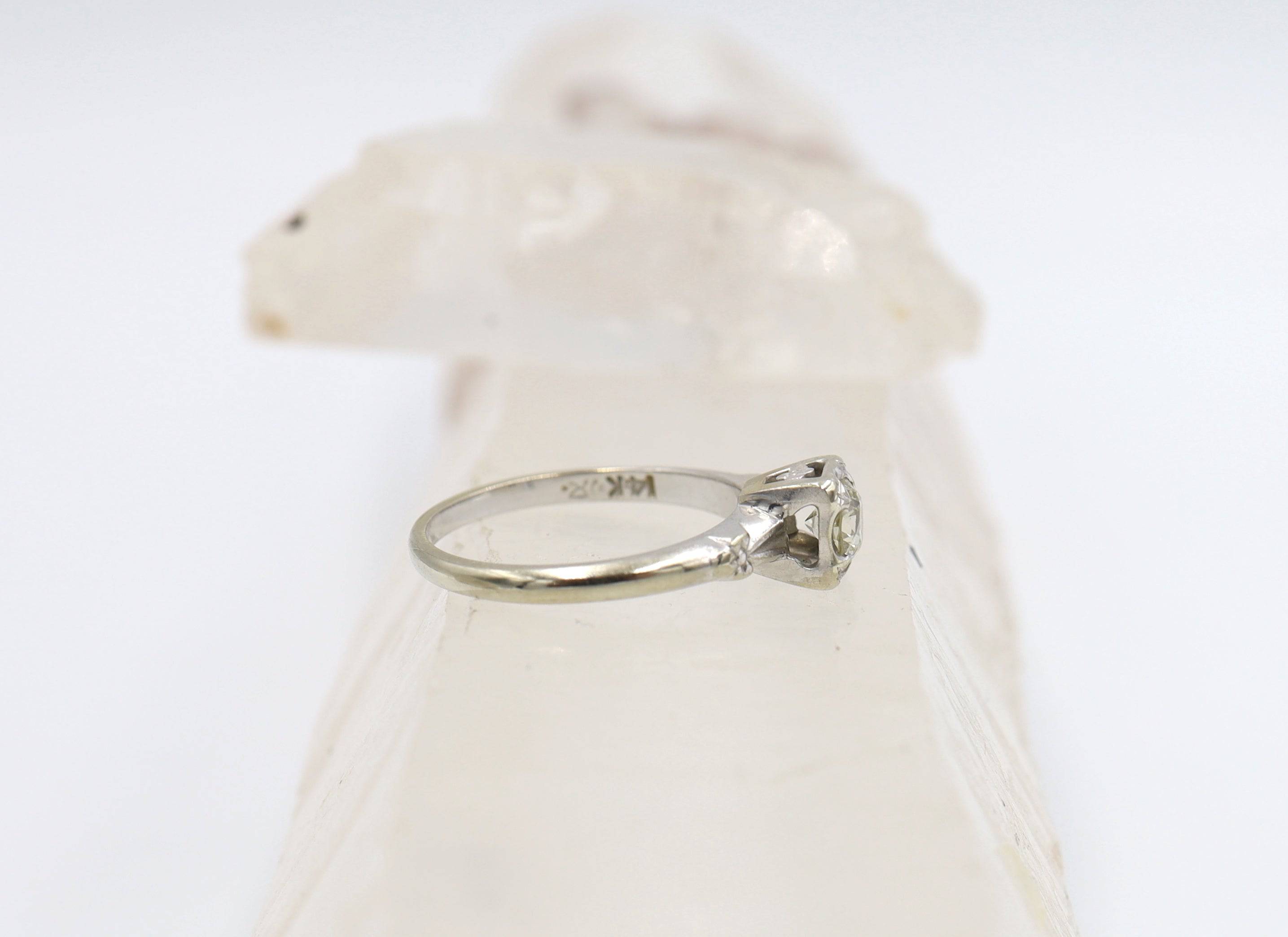 Art Deco Cherry Blossom Ring - Petra Star