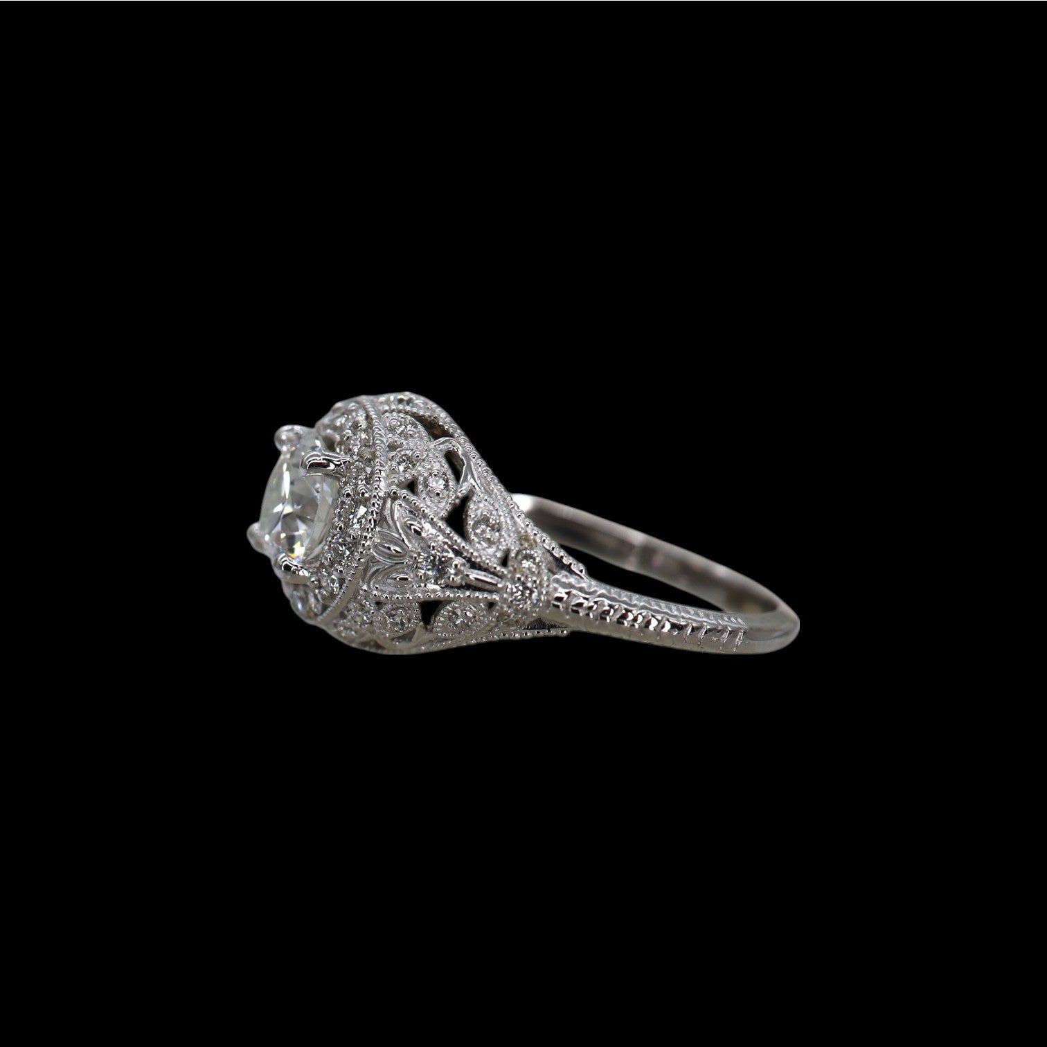 Art Deco Inspired Diamond Ring - Petra Star