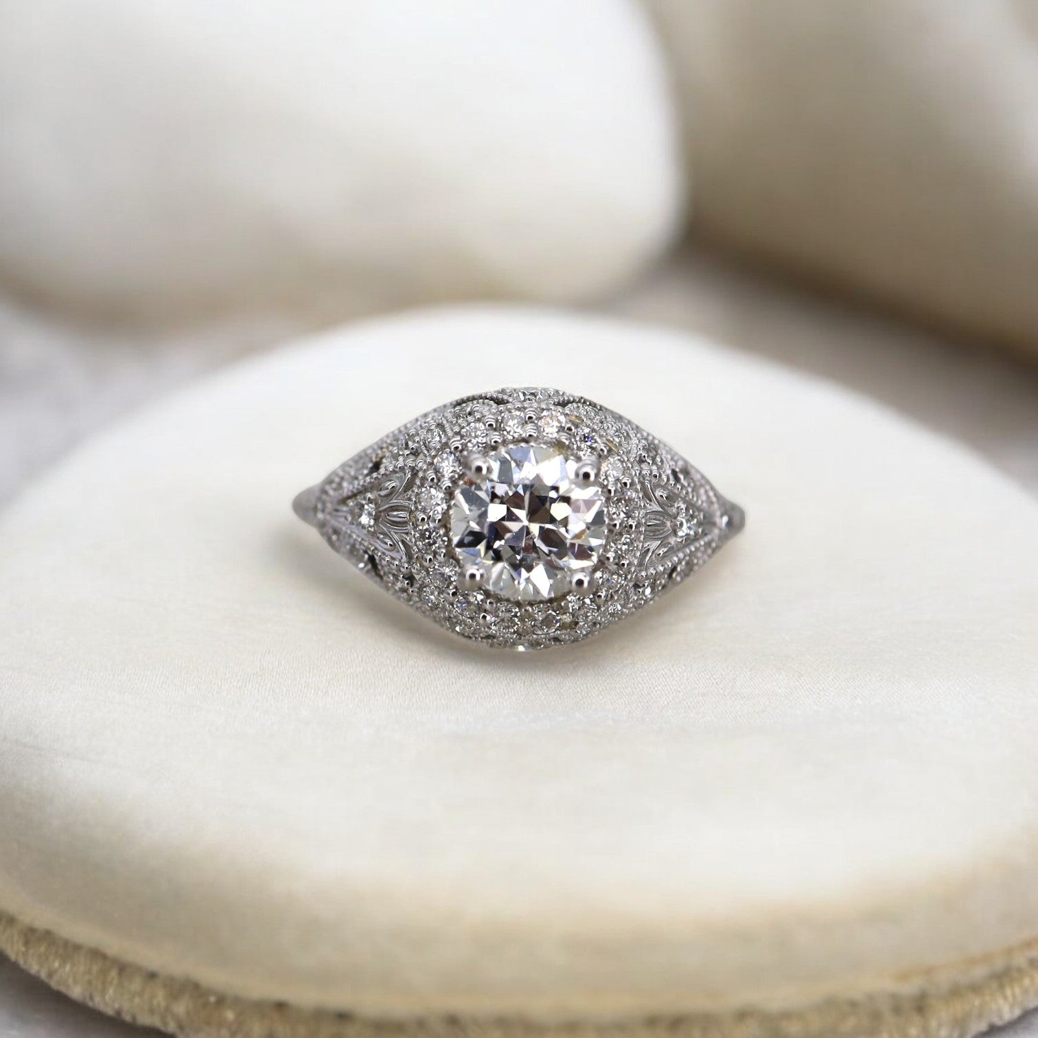 Art Deco Inspired Diamond Ring - Petra Star