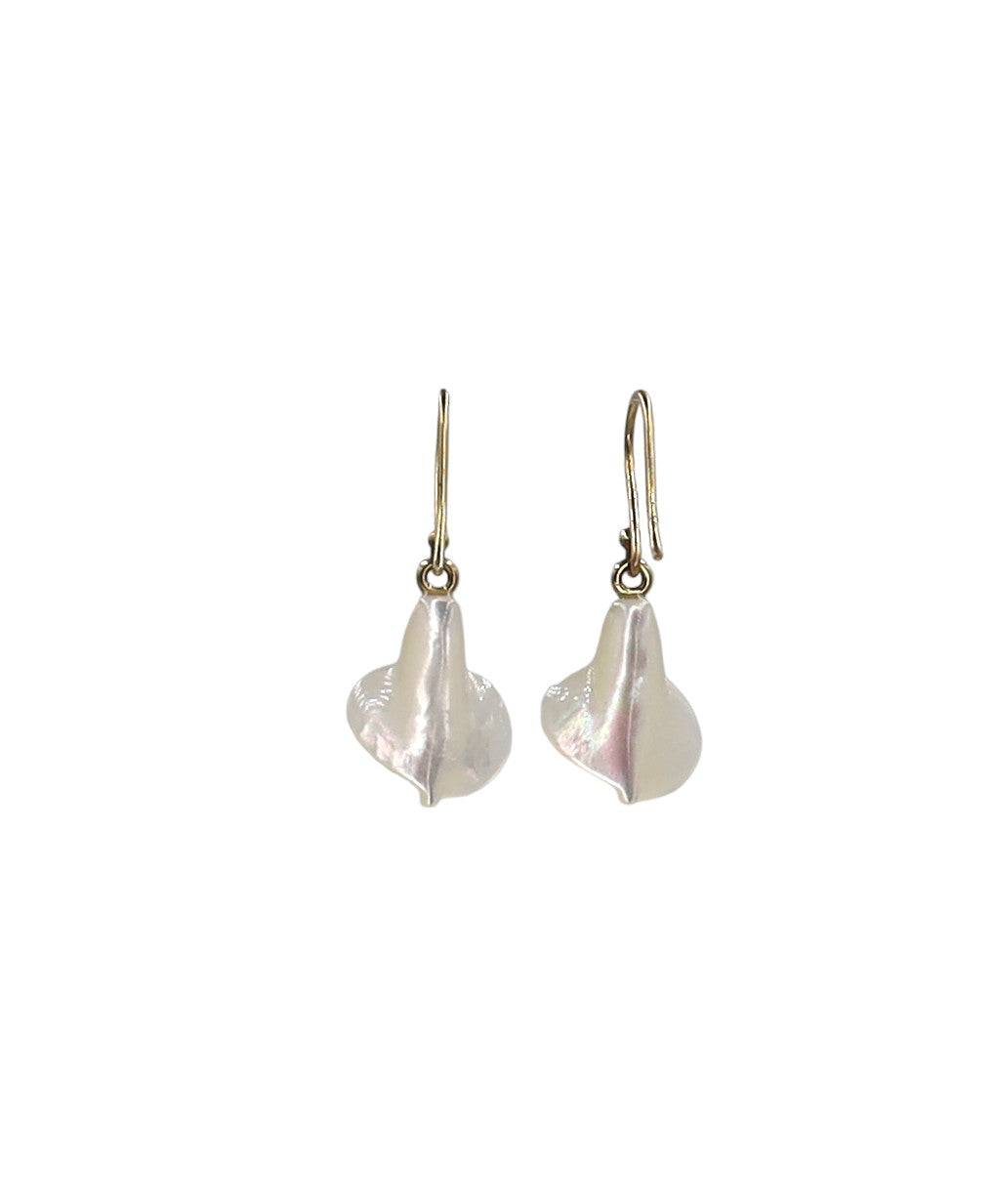 Annette Ferdinandsen pearl Cala Lily earrings featuring elegant floral design and delicate pearl accents.