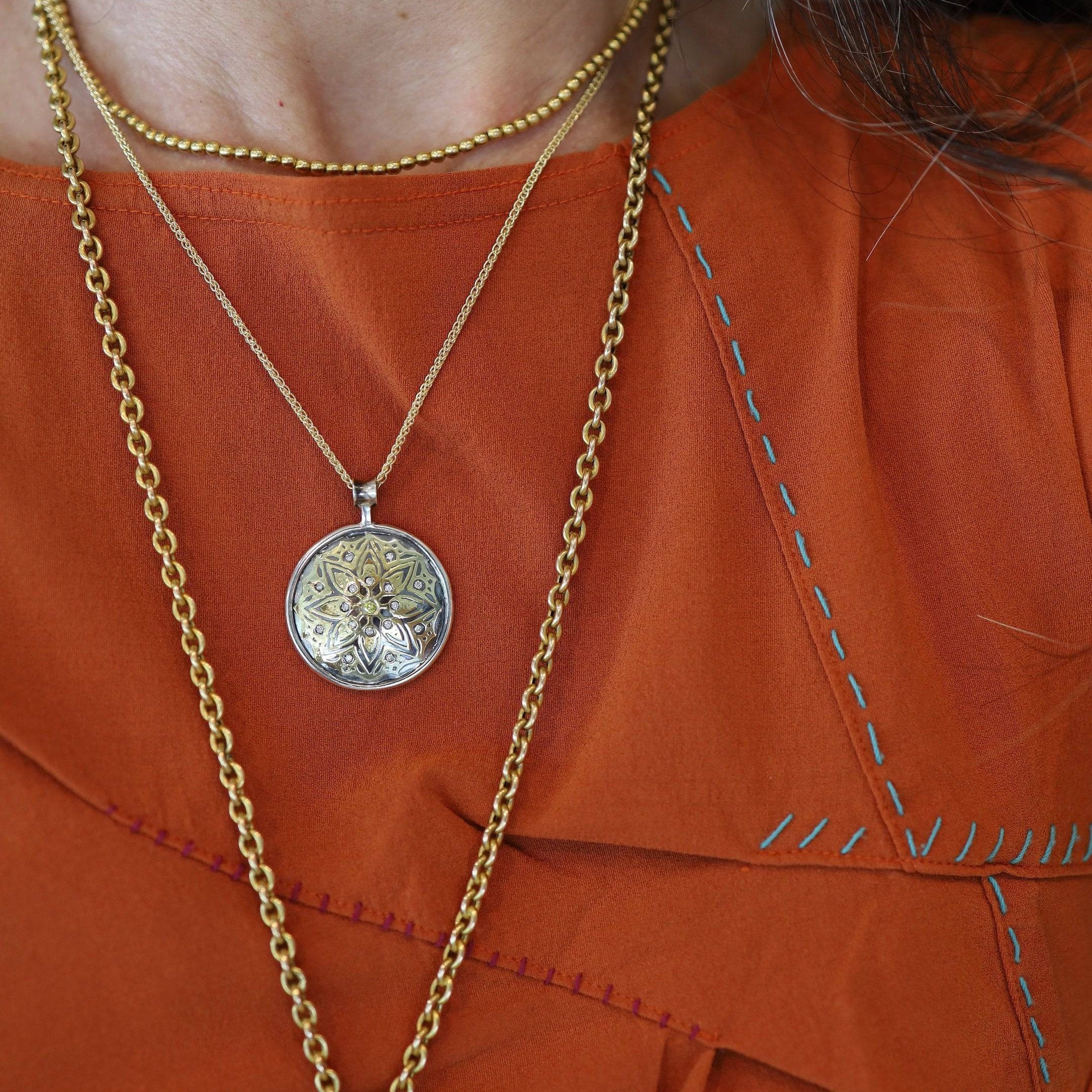 Keum-boo Mermaid Pendant - Petra Star