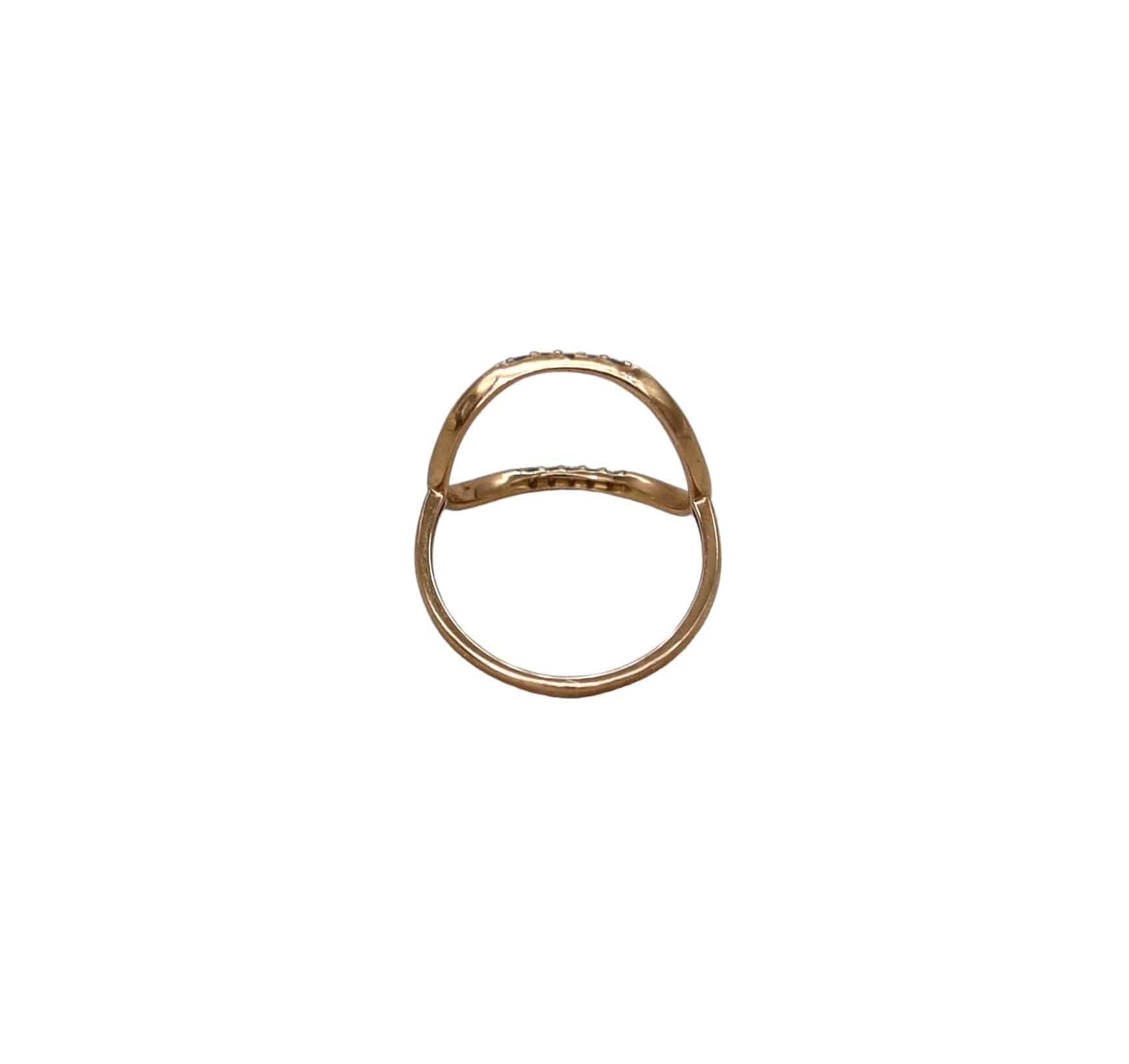 Open Circle Diamond Ring - Petra Star