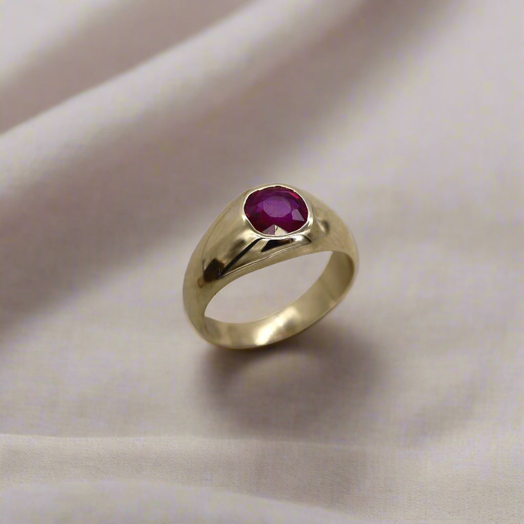 14k Gypsy Style Mounting - Petra Star