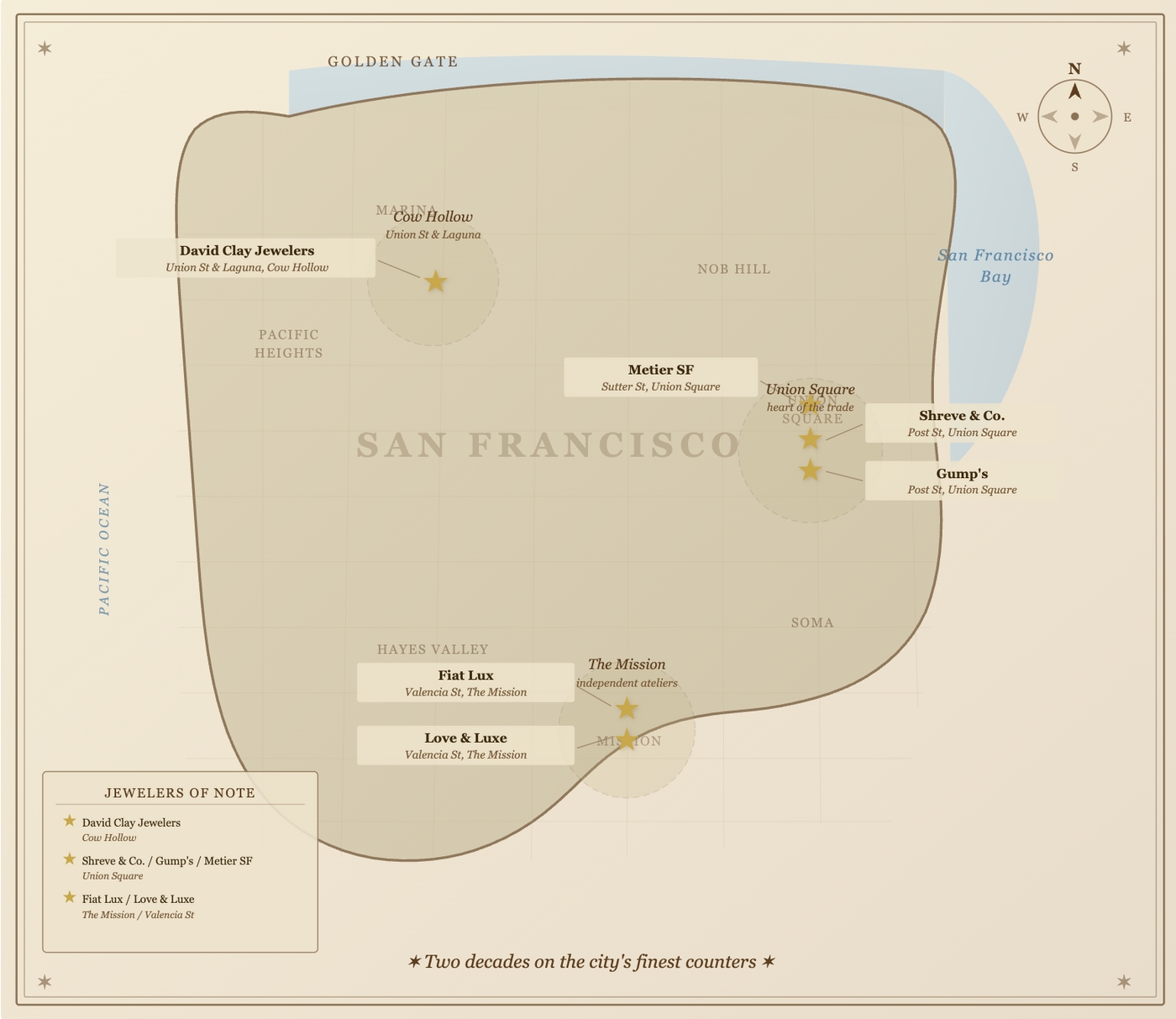 Chapter map