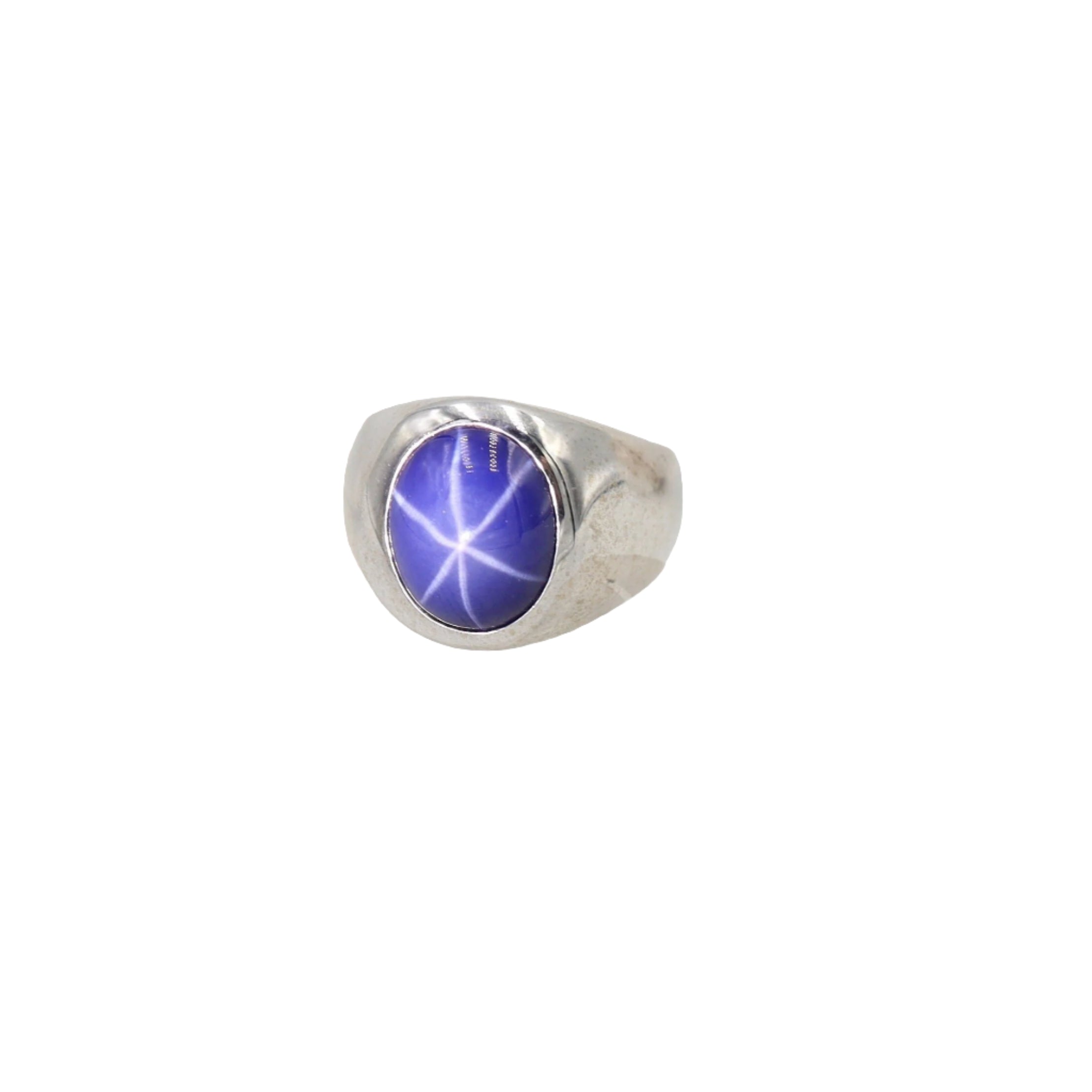 mens signet sapphire ring