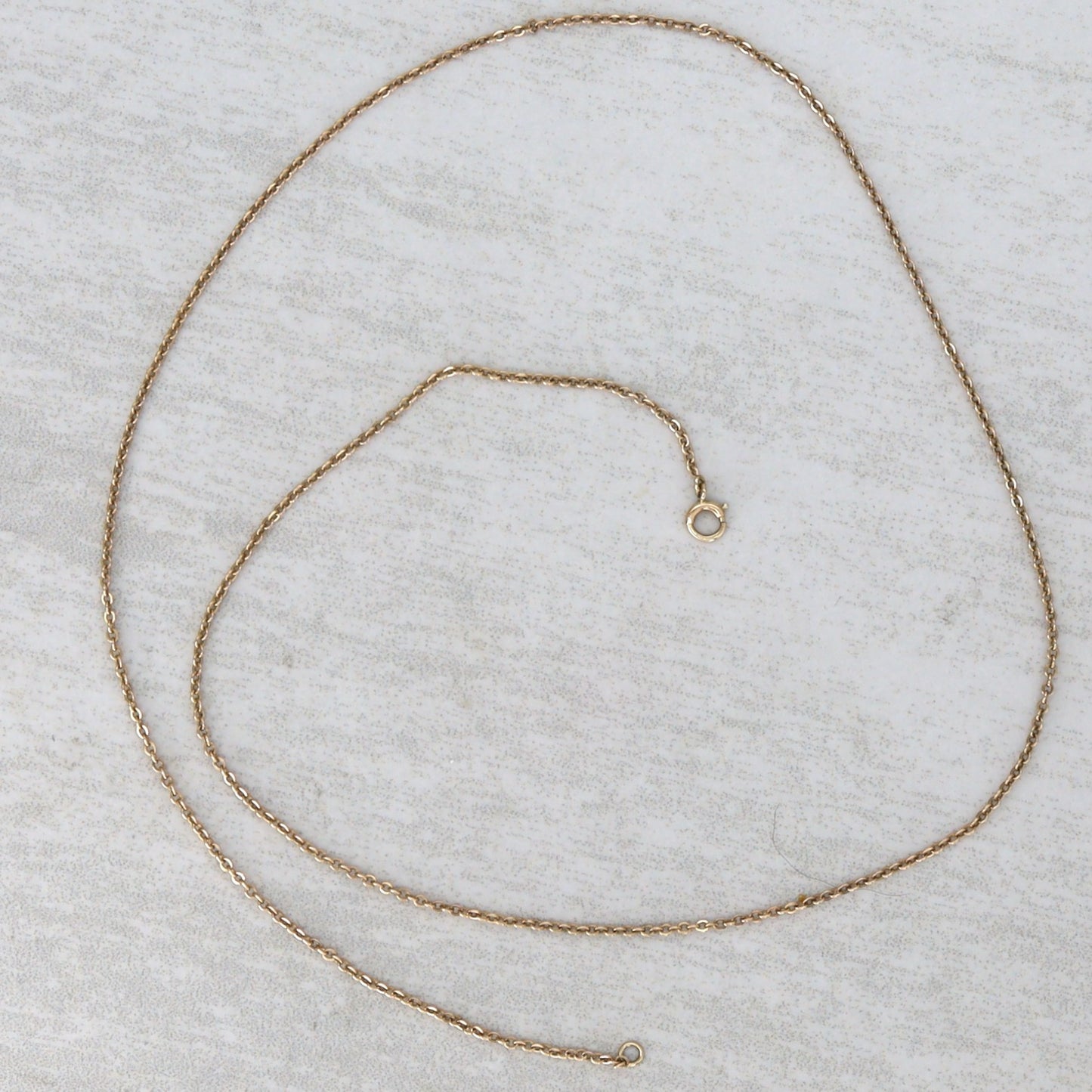 Vintage 10k Pink Gold Chain 18" - Petra Star