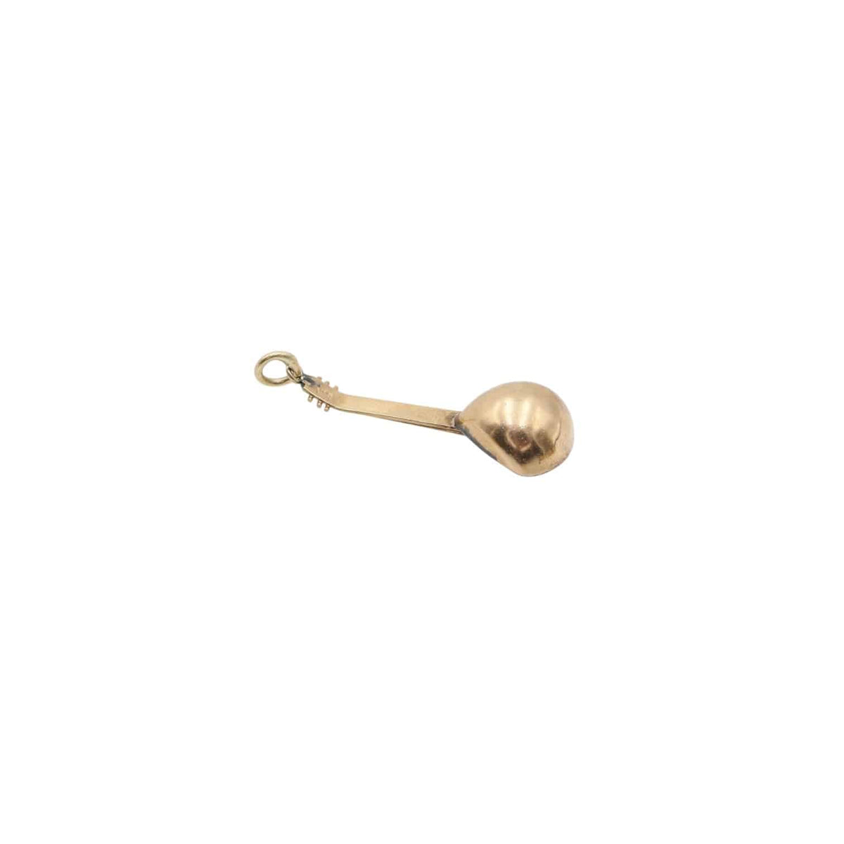 Antique 18k Gold Mandolin Charm - Petra Star