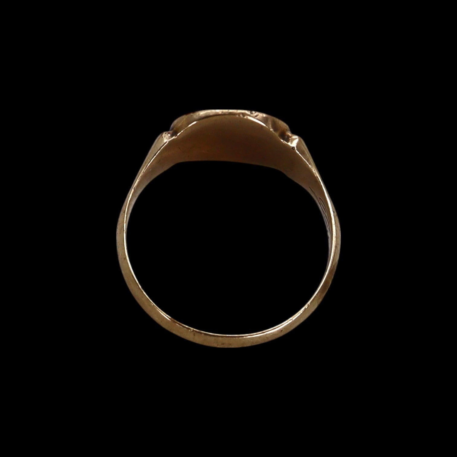 Antique Judaica Star of David Signet Ring - Petra Star