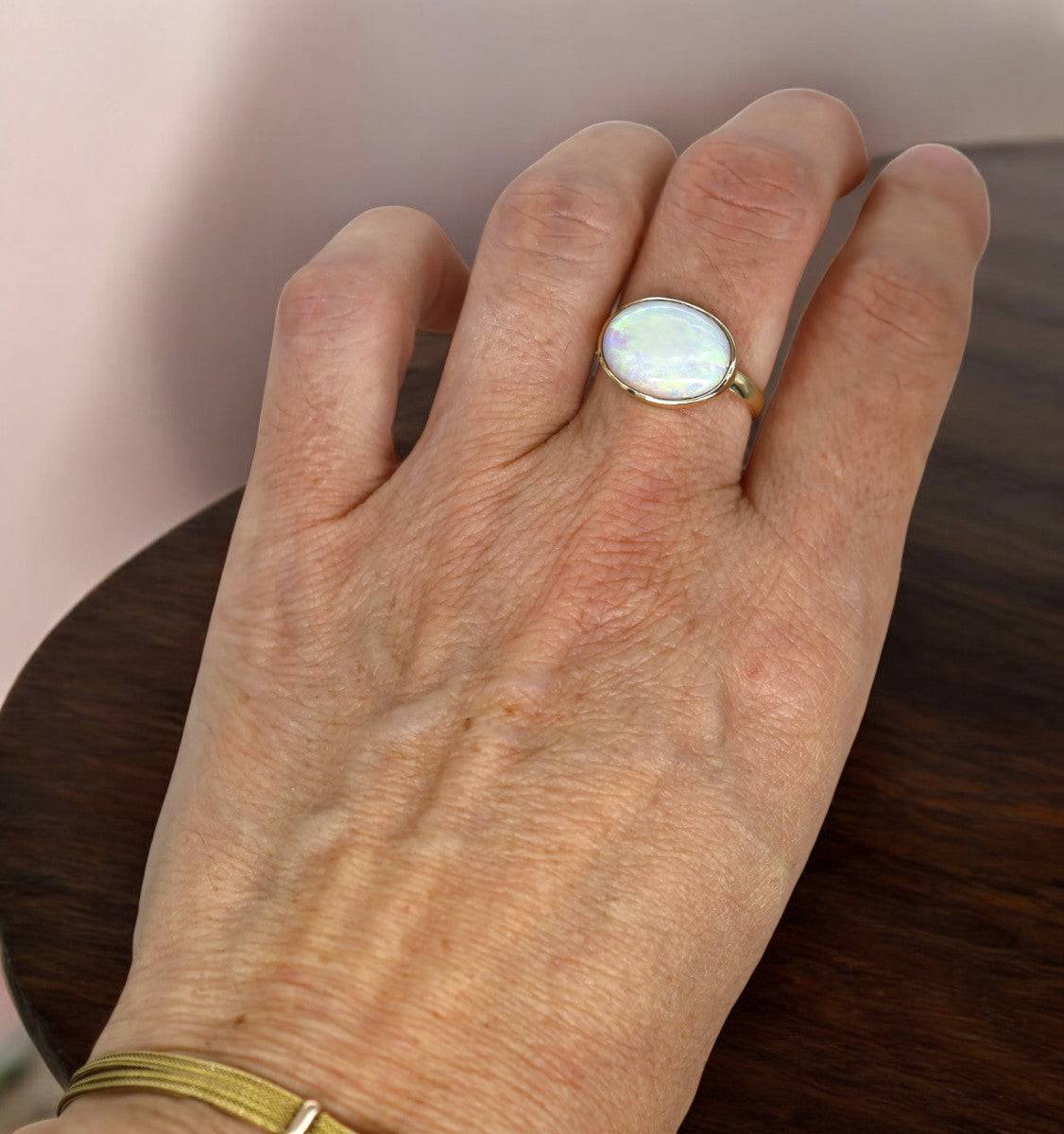 Antique Opal Ring - Petra Star