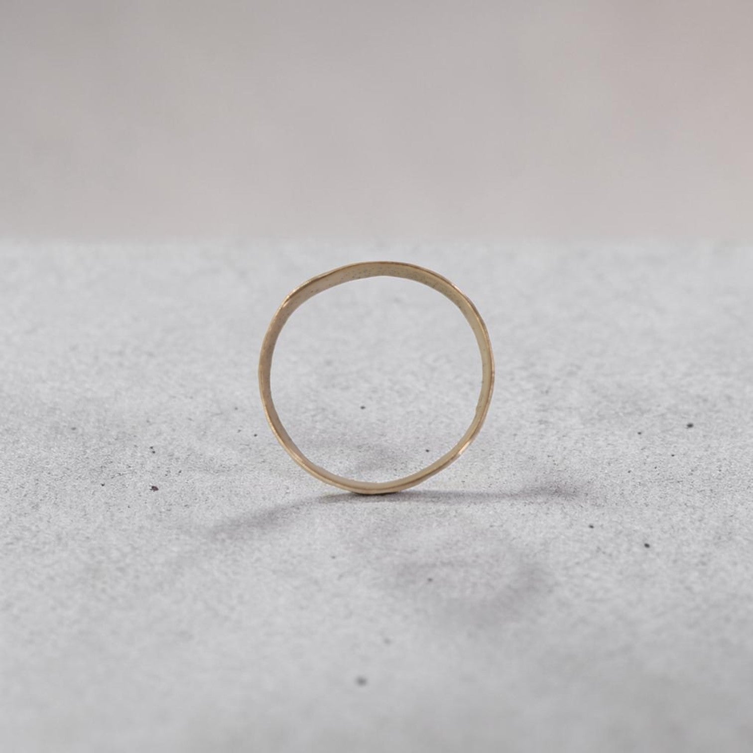 Antique Victorian 10K Gold Cigar Band Ring | J.R. Wood & Sons | Floral Engraved Wedding Band | Petra Star - Petra Star