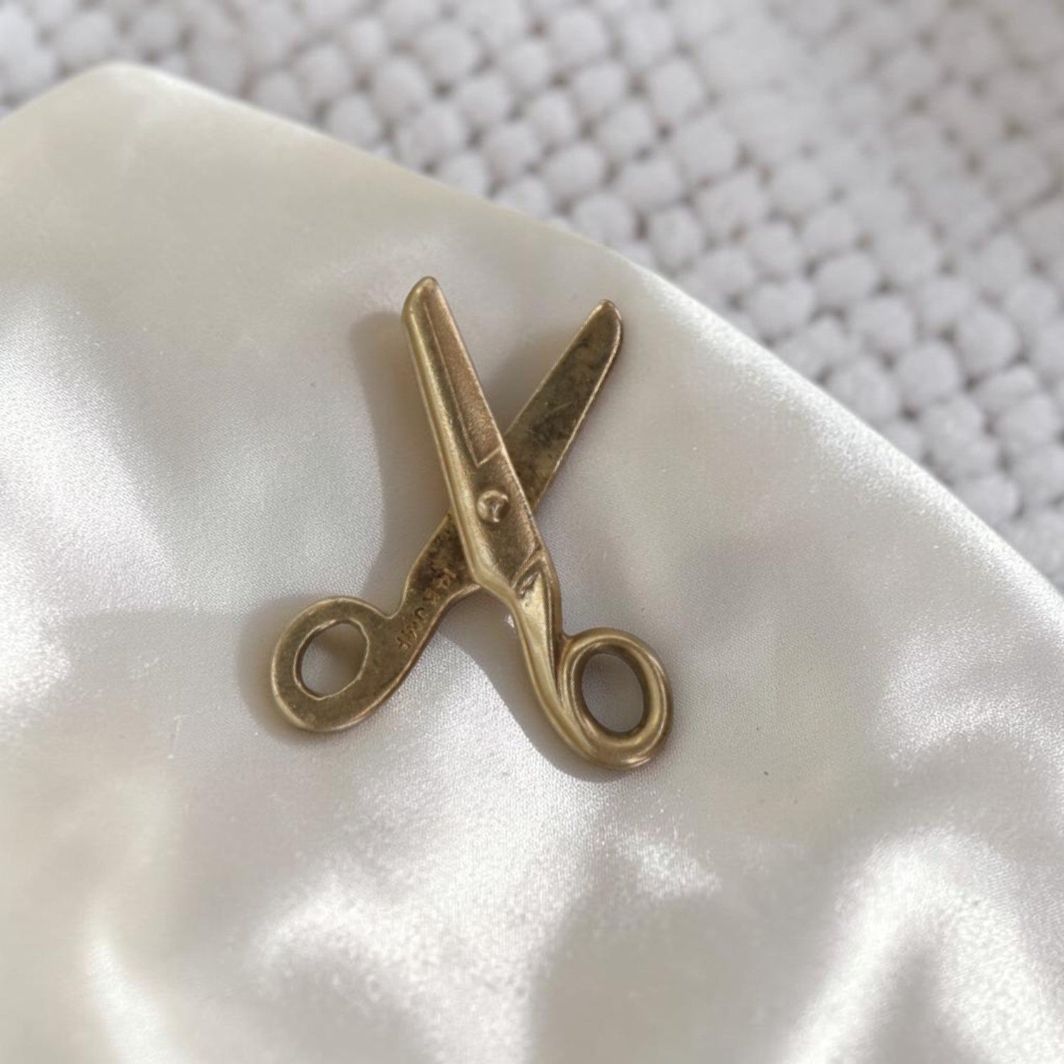 Antique Victorian 14K Yellow Gold Scissor Charm — JMF, Circa 1890s
