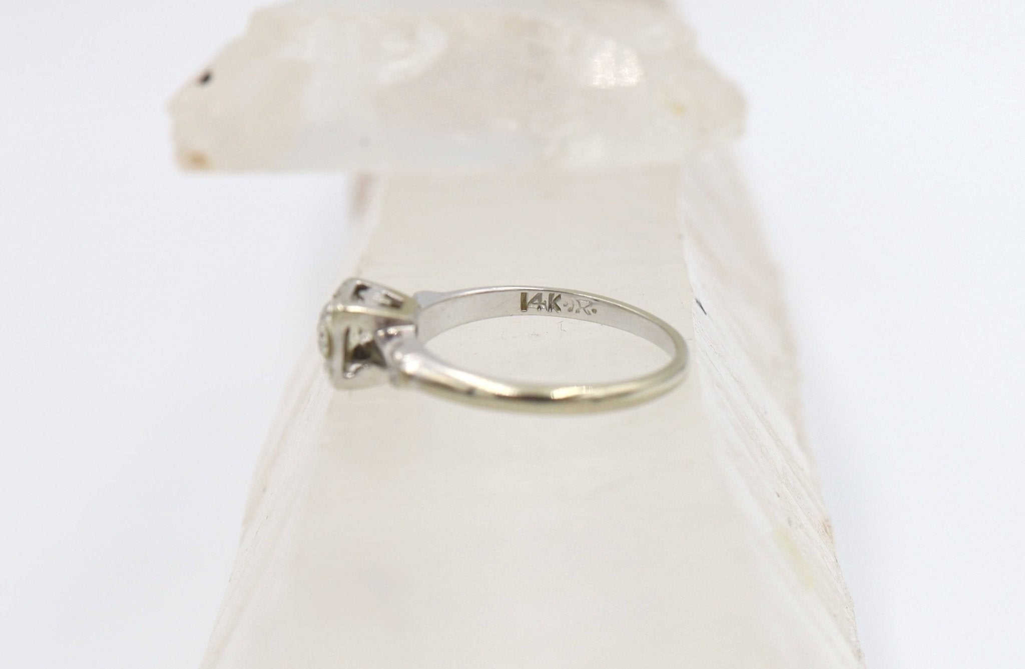 Art Deco Cherry Blossom Ring - Petra Star