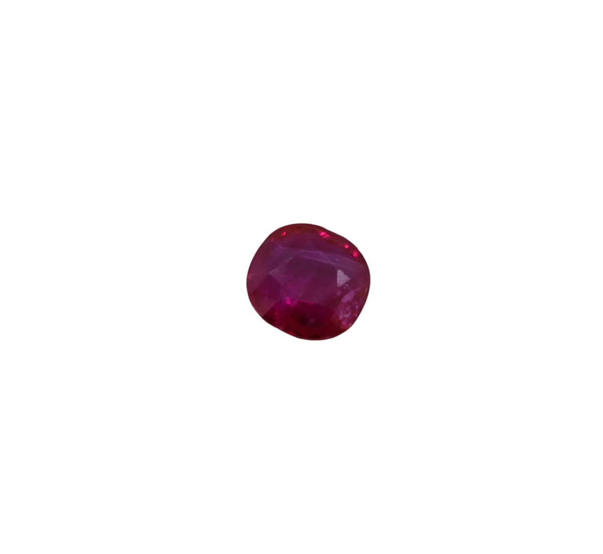 Bespoke 14k Yellow Gold Gypsy-Set Ruby Ring — Custom Commission - Petra Star