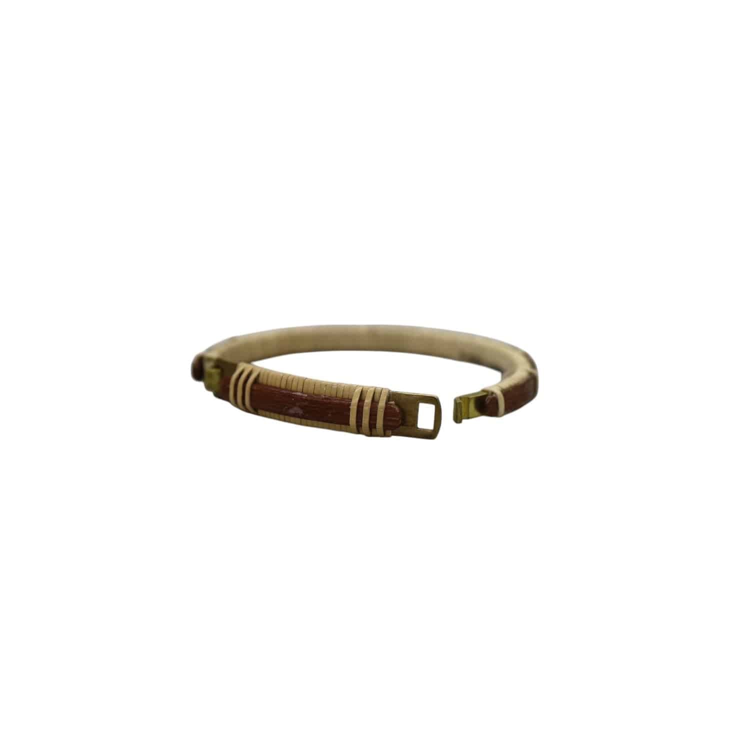Breakers Cuff Bracelet—Rosewood/Mahogany/Holly (Breakers Collection) - Petra Star
