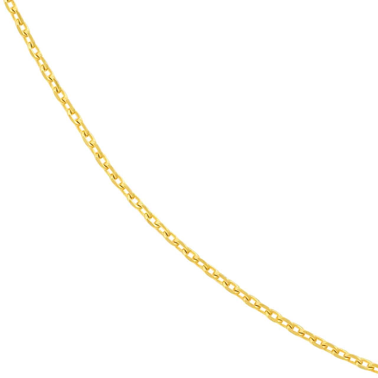 Cable Chain 0.65 mm in 14k Gold - Petra Star
