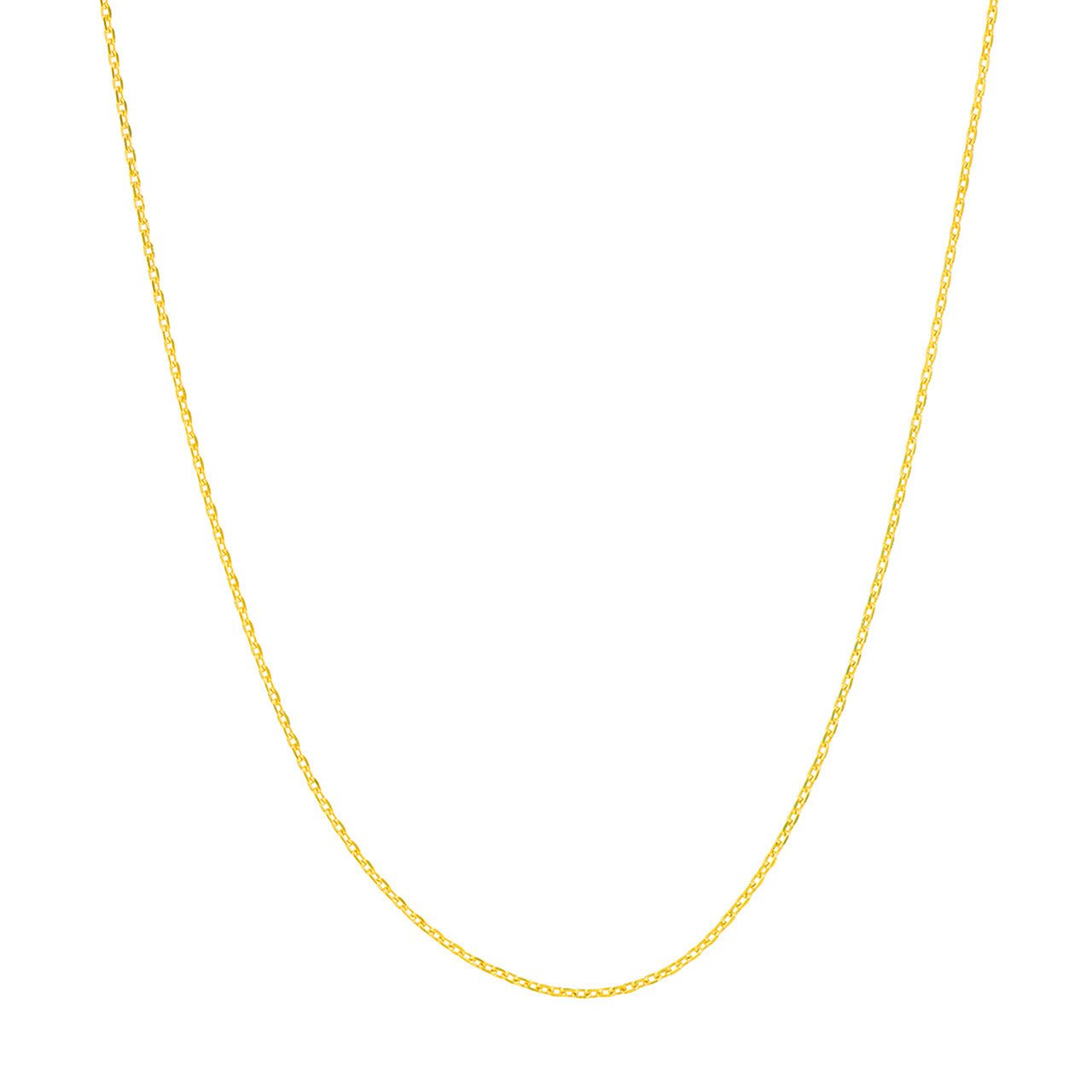 Cable Chain 0.65 mm in 14k Gold - Petra Star