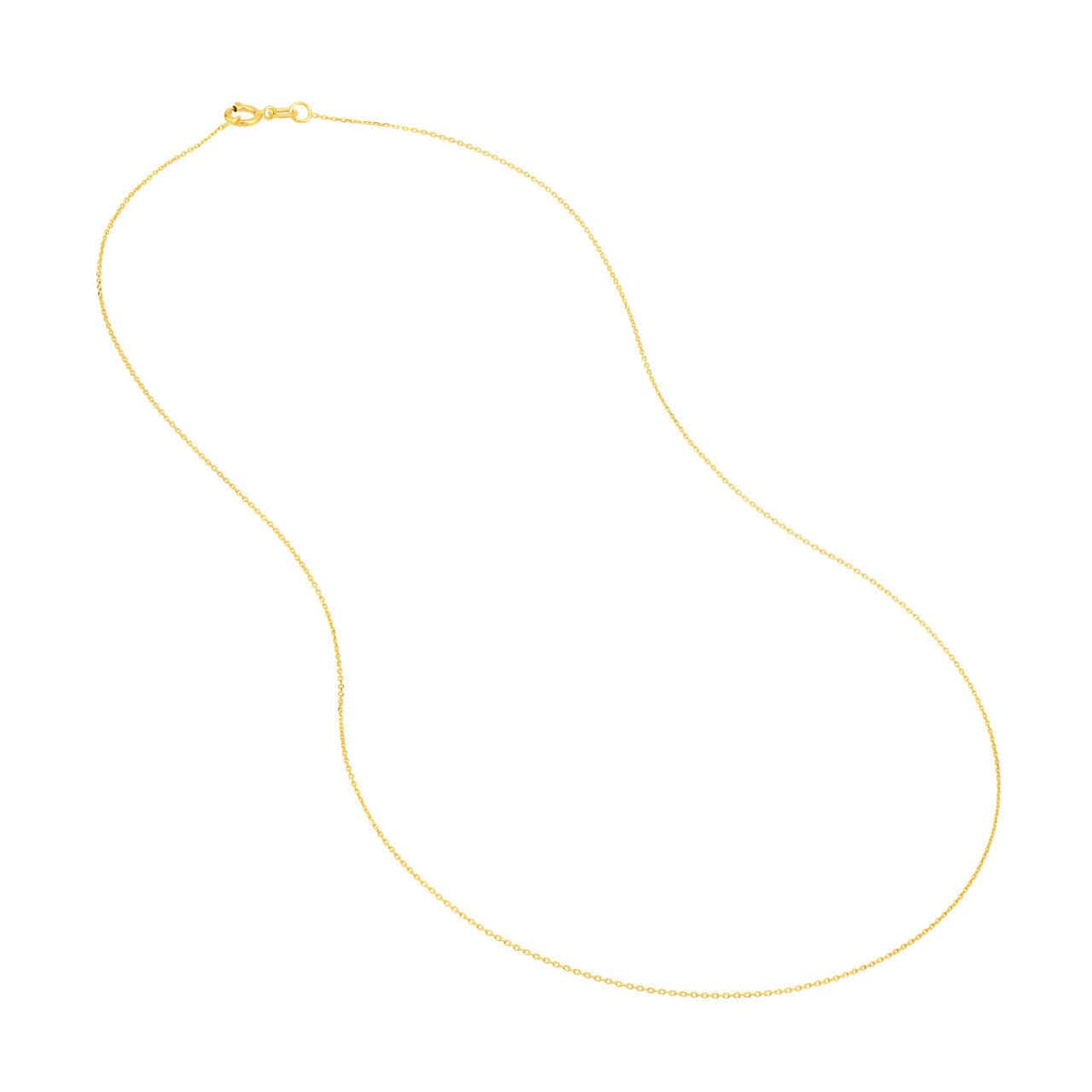 Cable Chain 0.65 mm in 14k Gold - Petra Star