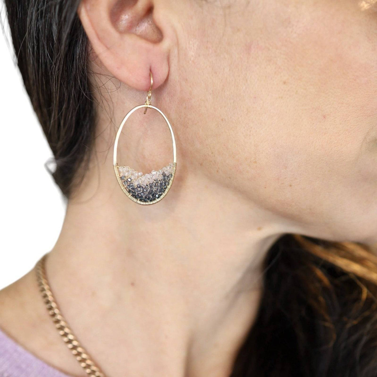 Denim Mix Earrings - Petra Star