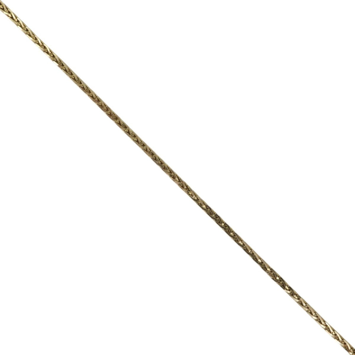 Elegant 14k Gold Chain Necklace – Intricate Weave, 19" Length, 4.3g - Petra Star