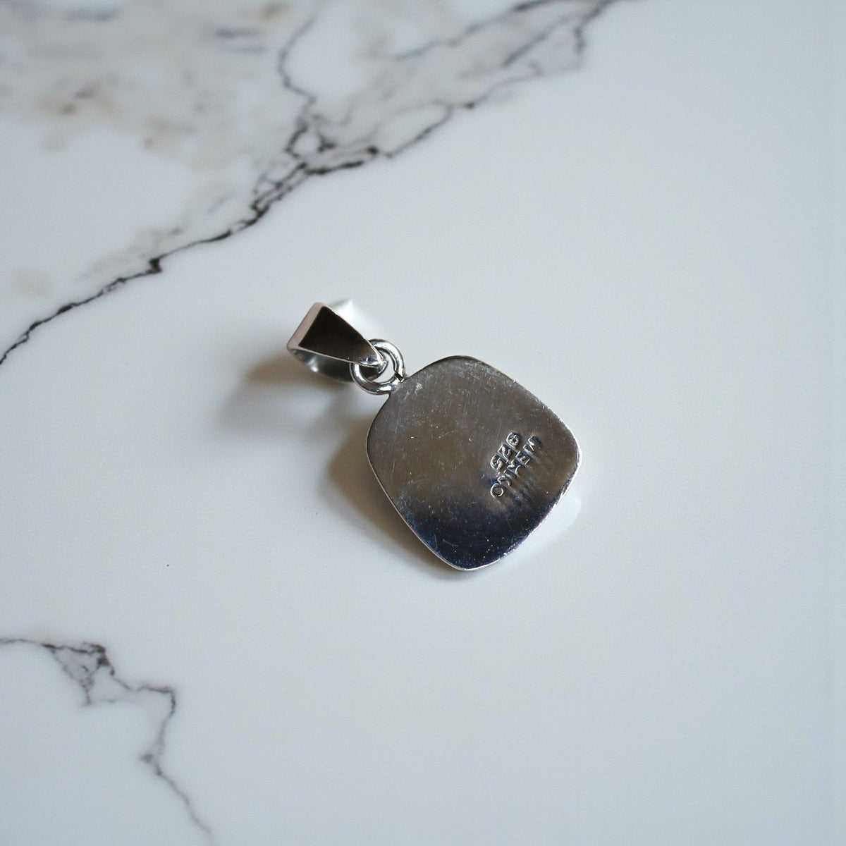 Estate Silver Lapis Ring, Blue Enamel Earrings & Pendant – Modernist Design, Circa 1990 - Petra Star