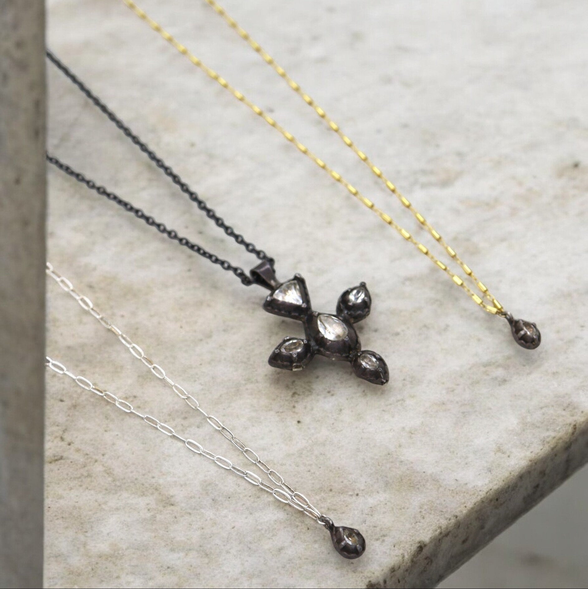 Genuine Georgian Paste Necklace - Petra Star