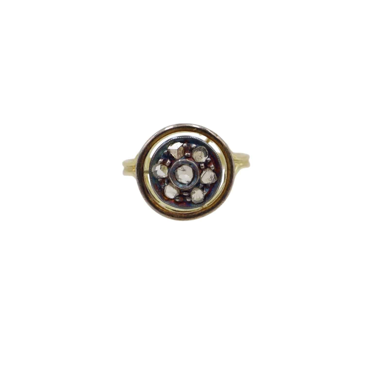Georgian Rose-Cut Diamond Ring - Petra Star