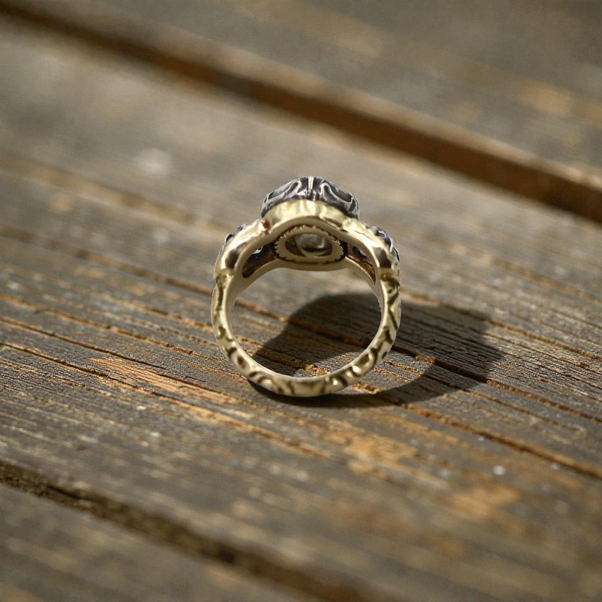 Georgian Rose-Cut Diamond Ring - Petra Star