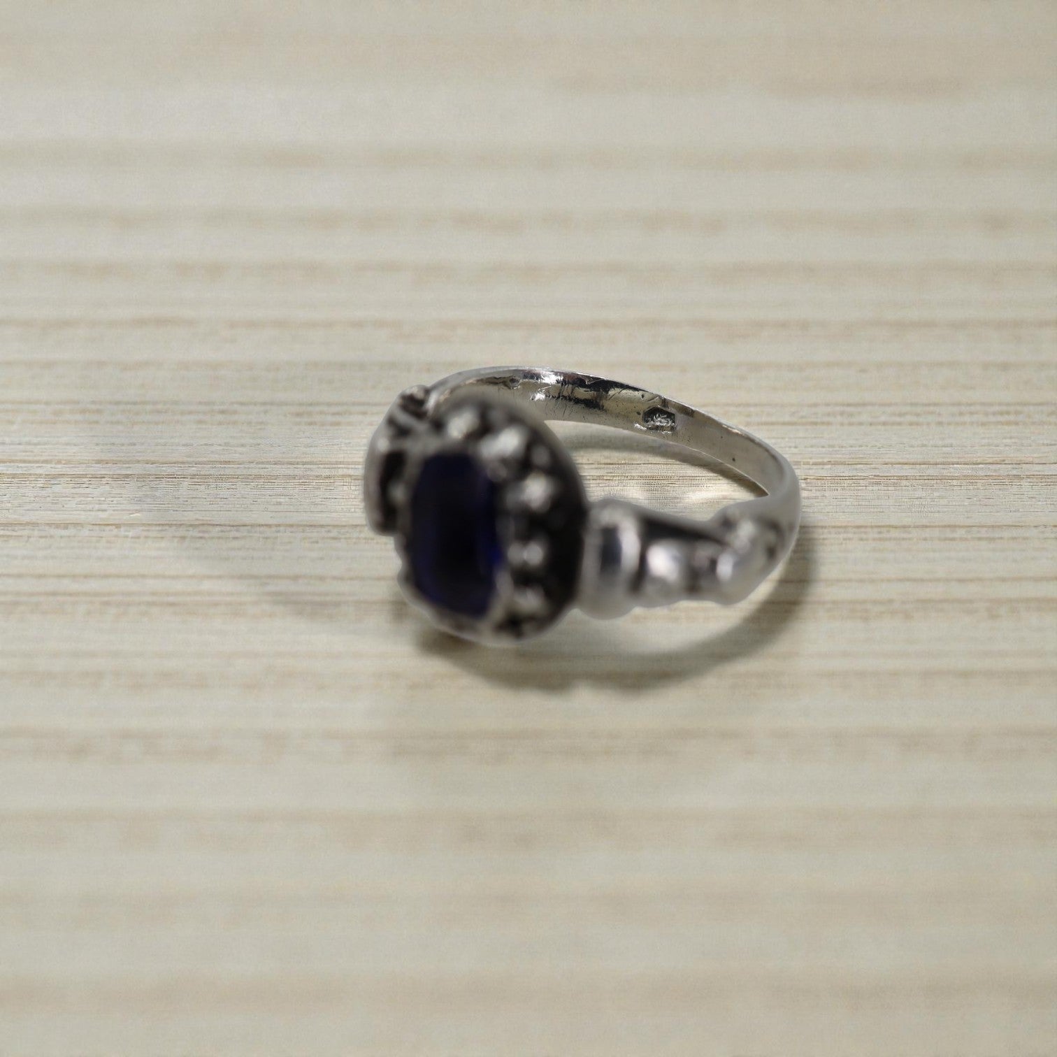 Georgian Silver Ring with Kyanite - Petra Star
