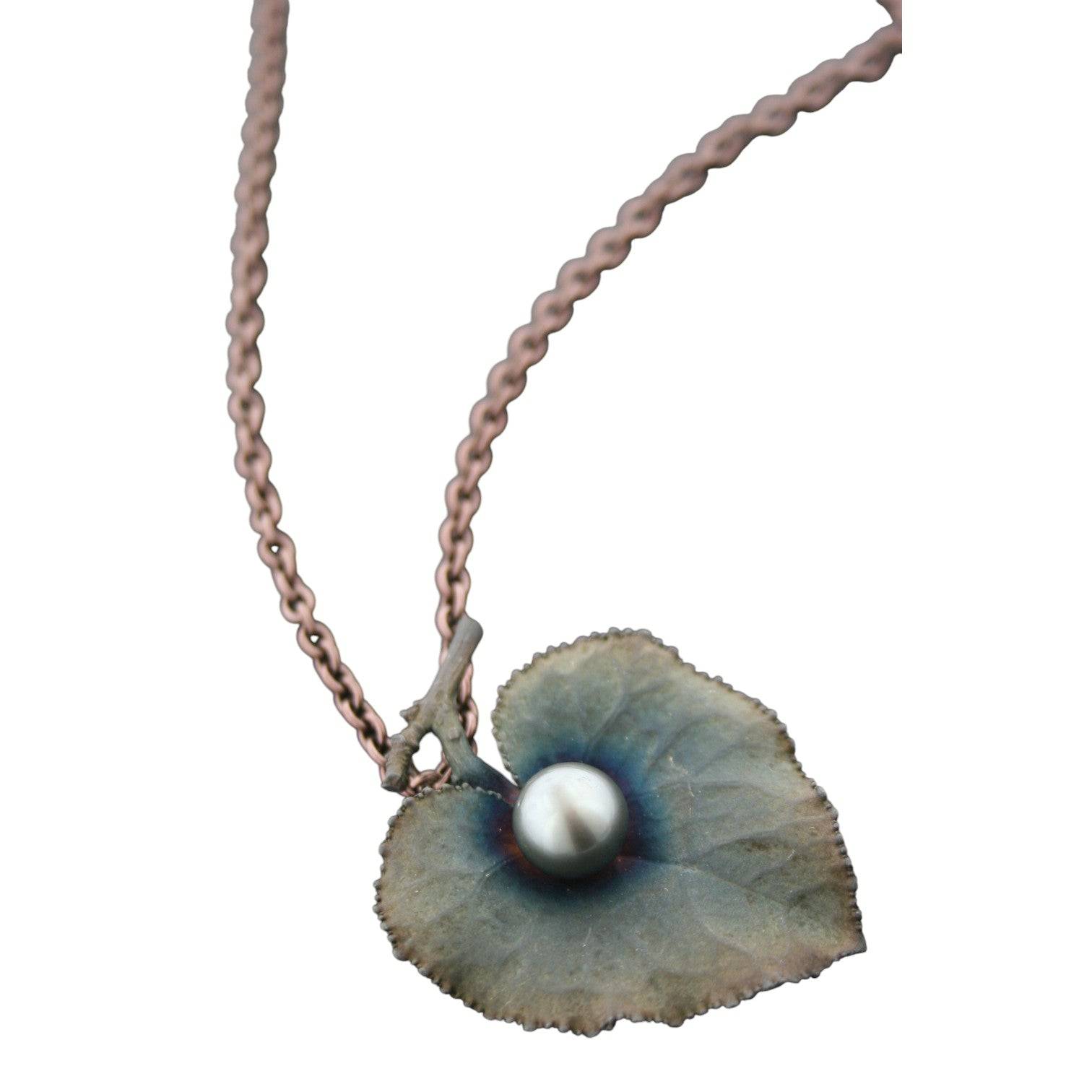Handmade Tahitian Pearl Jewelry in Blackened Silver - Petra Star