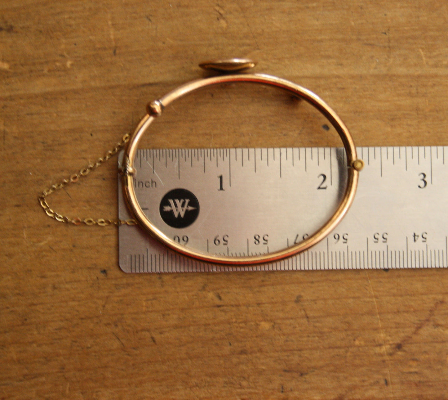 Victorian Bangle Bracelet Gold Filled Bangle Bracelet Childs Size - JL1338 - Petra Star