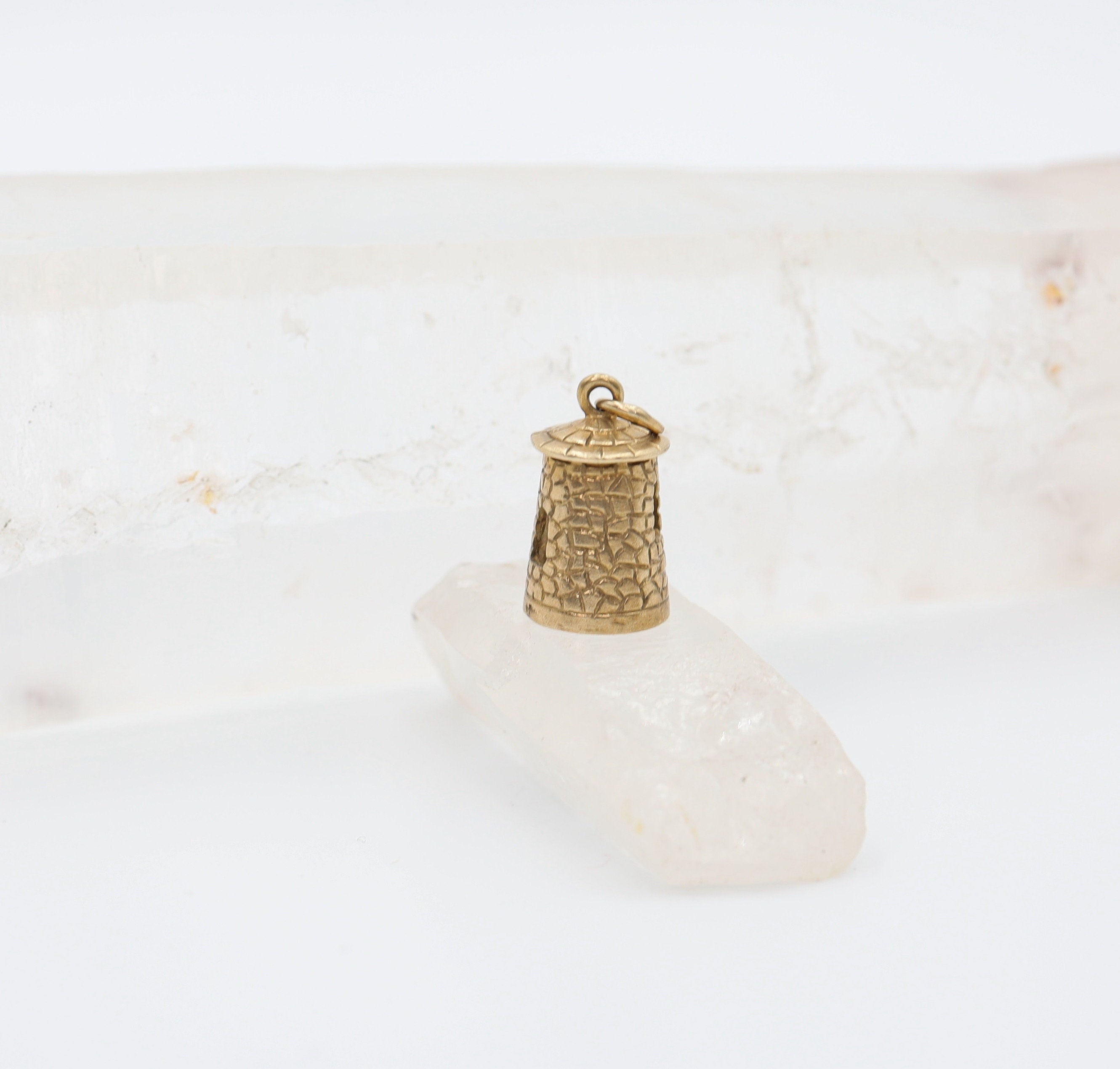 St. Croix Sugar Mill Charm 10k Gold - DK515 - Petra Star