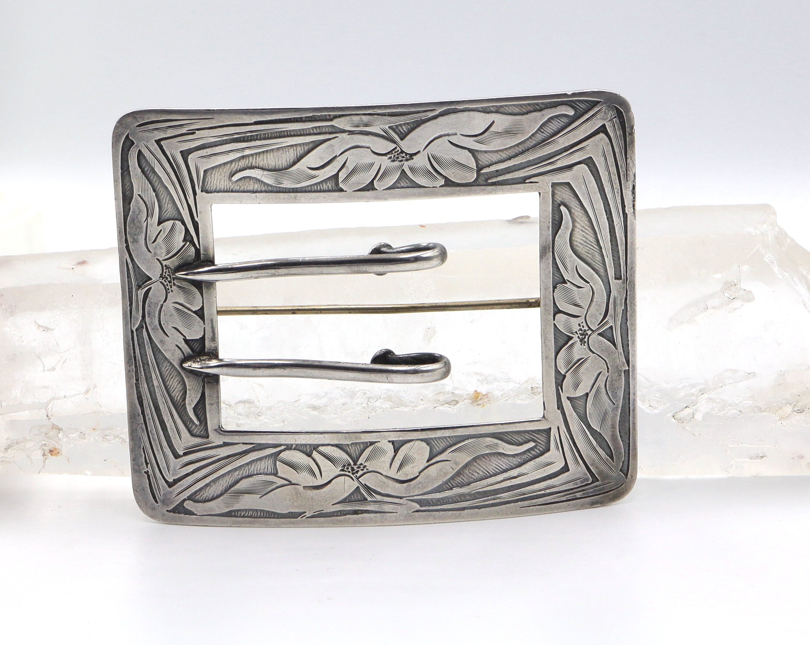 Art Nouveau Buckle Brooch Extra Large Buckle - Petra Star