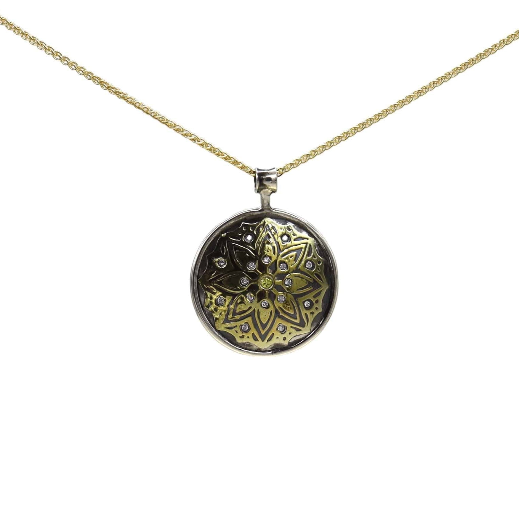 Keum-Boo Mandala 3 Pendant - Petra Star