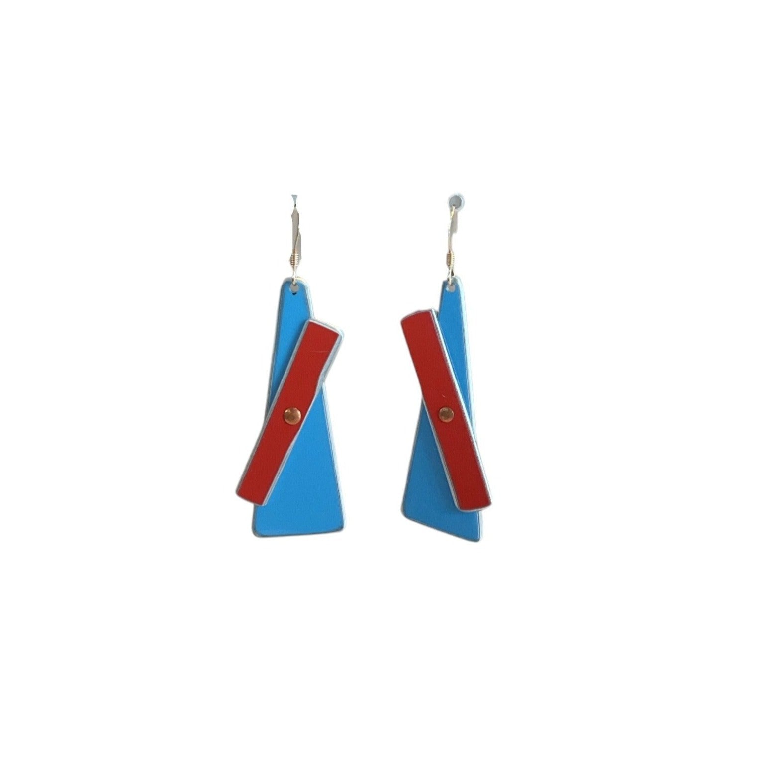 Lamborghini Gulf Livery Earrings - Petra Star