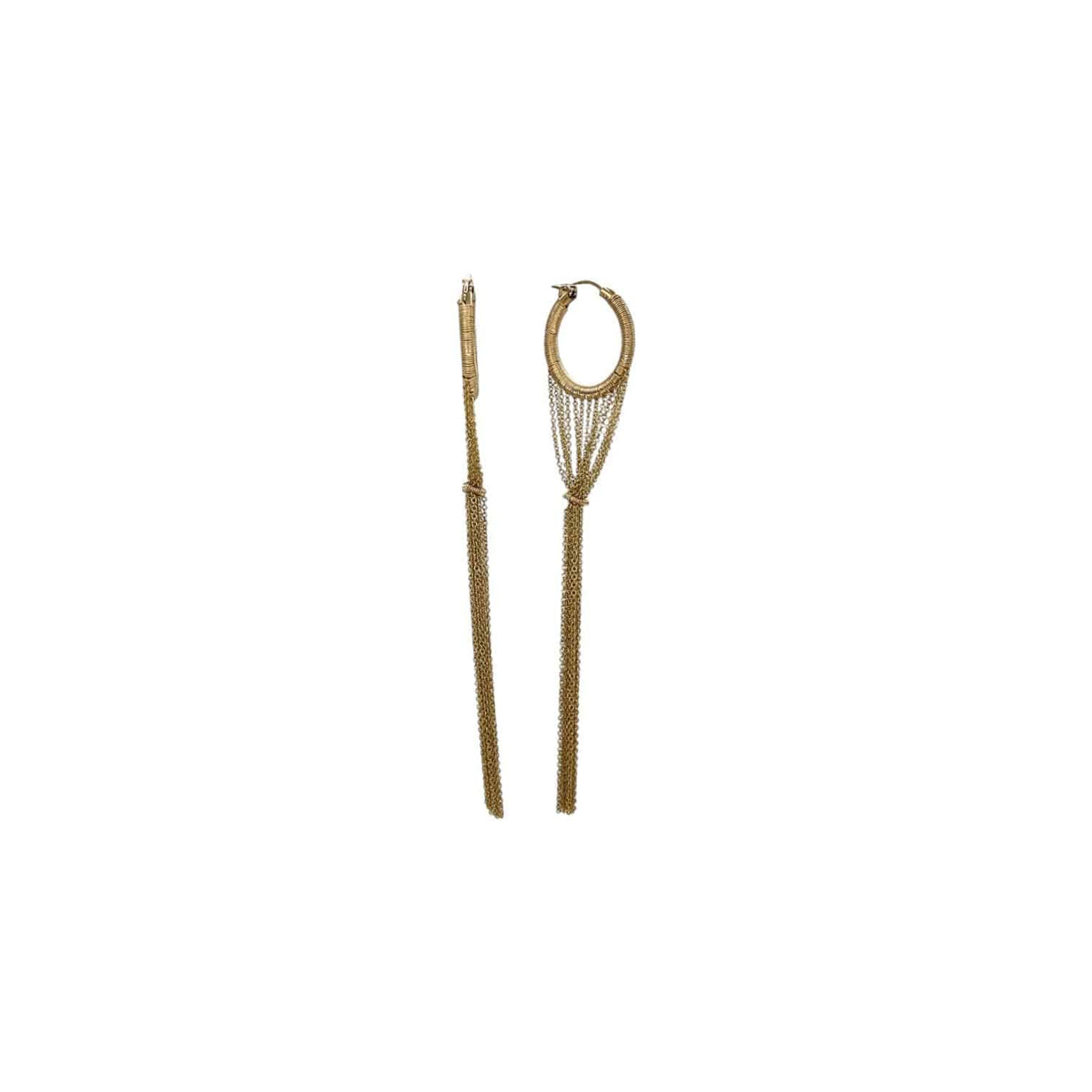 Mesh Drape Earrings - Petra Star